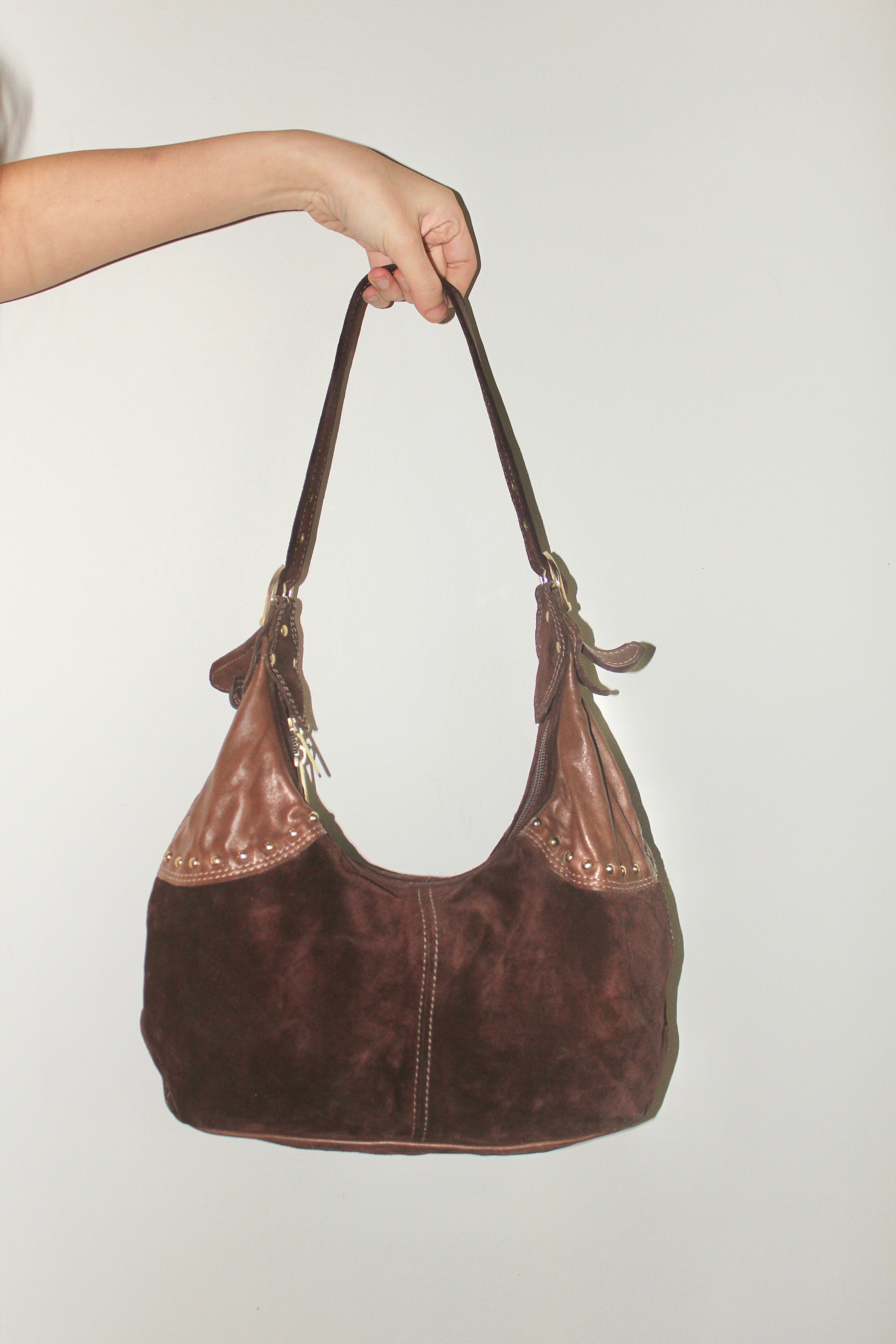 Vintage 90s Bohemian Slouch Tote