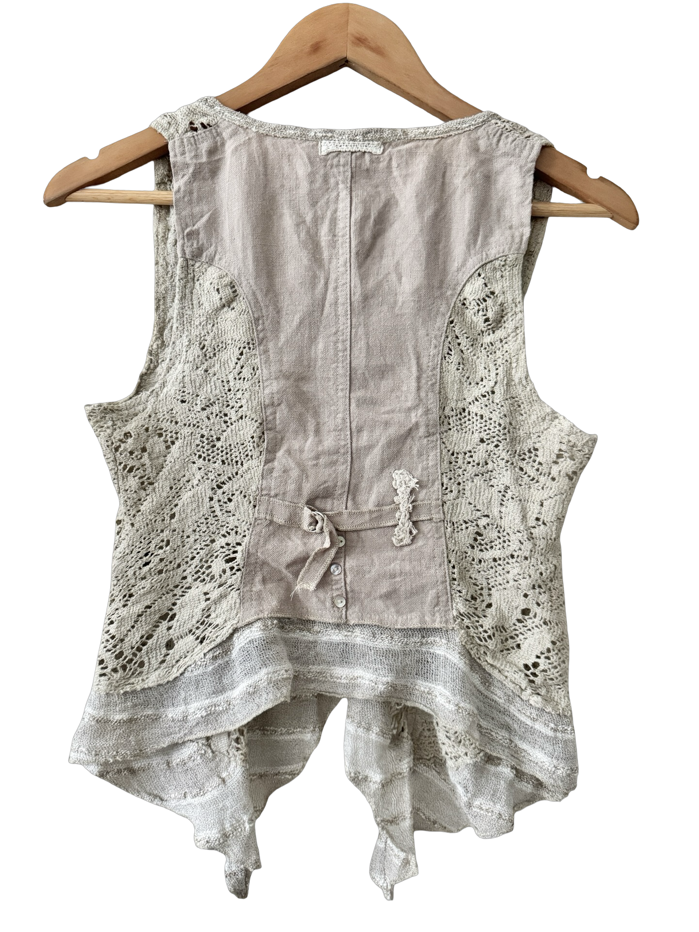 Vintage 90s Indie Crochet Vest (S)