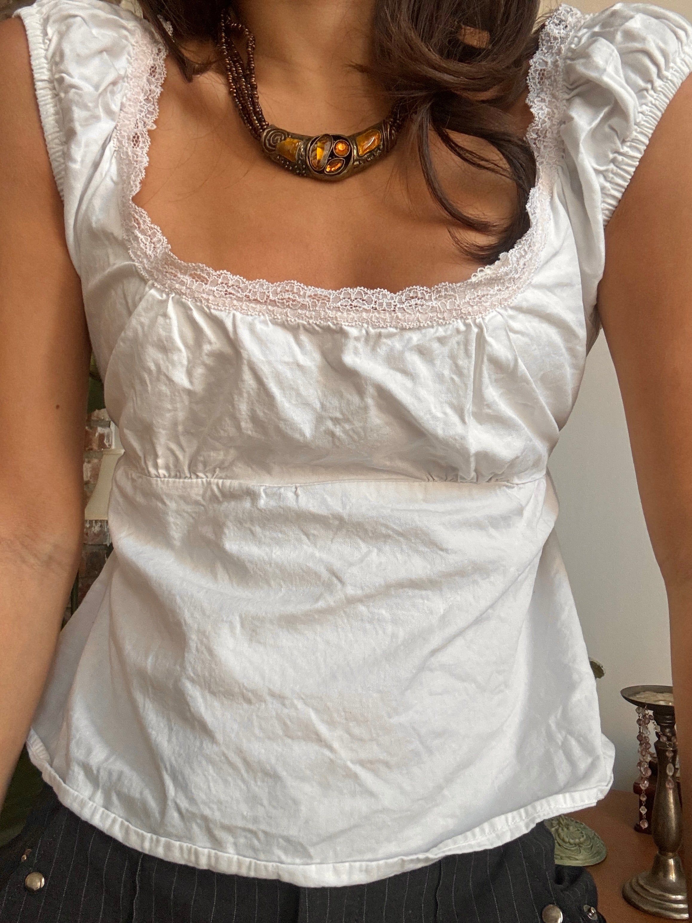 Vintage 90s Golden Hour Beaded Collar Necklace