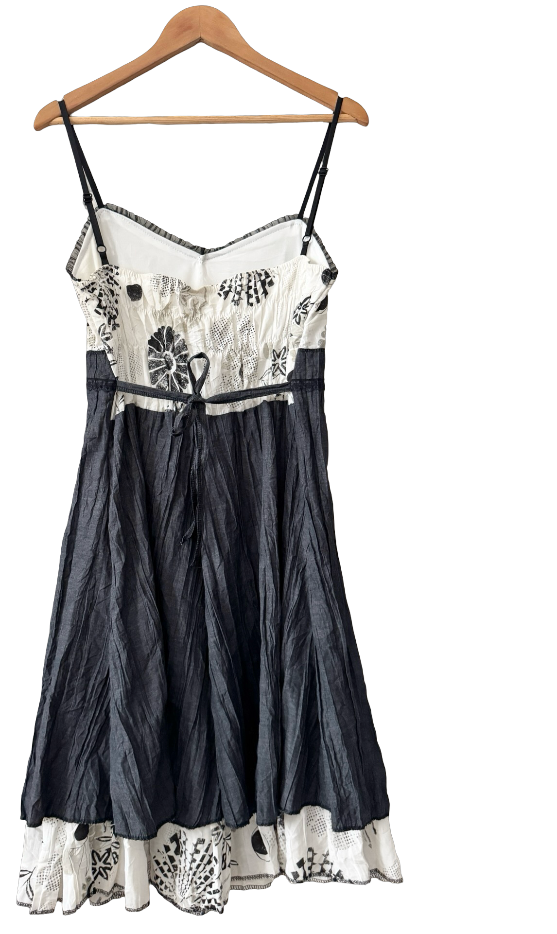 Vintage Y2K Midnight Garden Babydoll Dress (M/L)