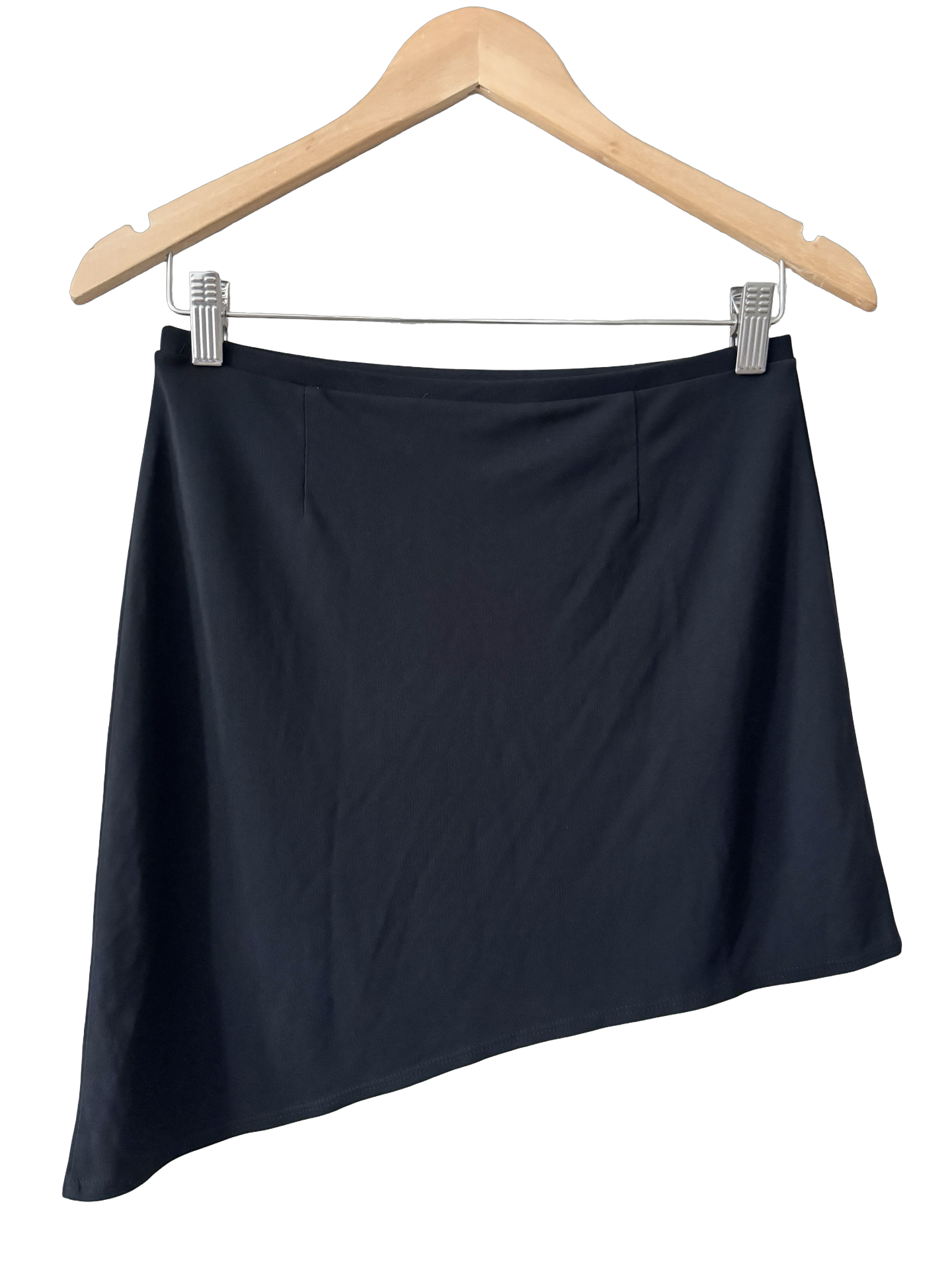 Vintage 90s Midnight Asymmetrical Mini Skirt (S)