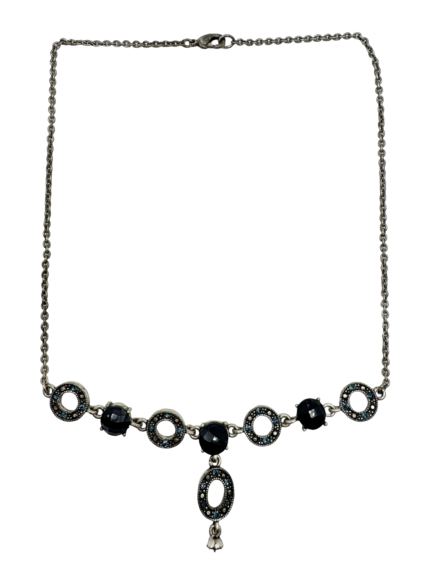 Vintage Midnight Constellation Crystal Necklace