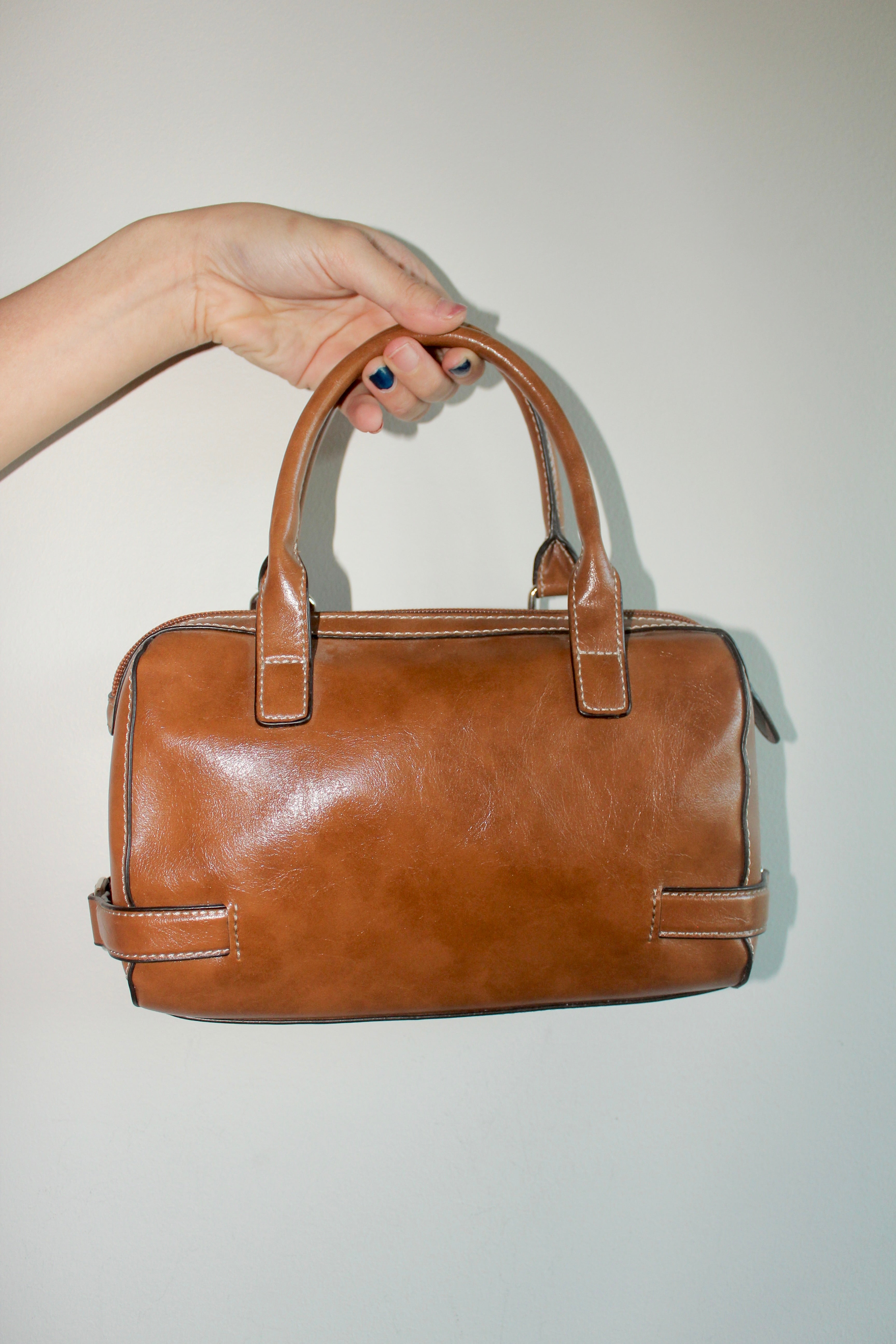 Vintage 90s Tan Brown Purse