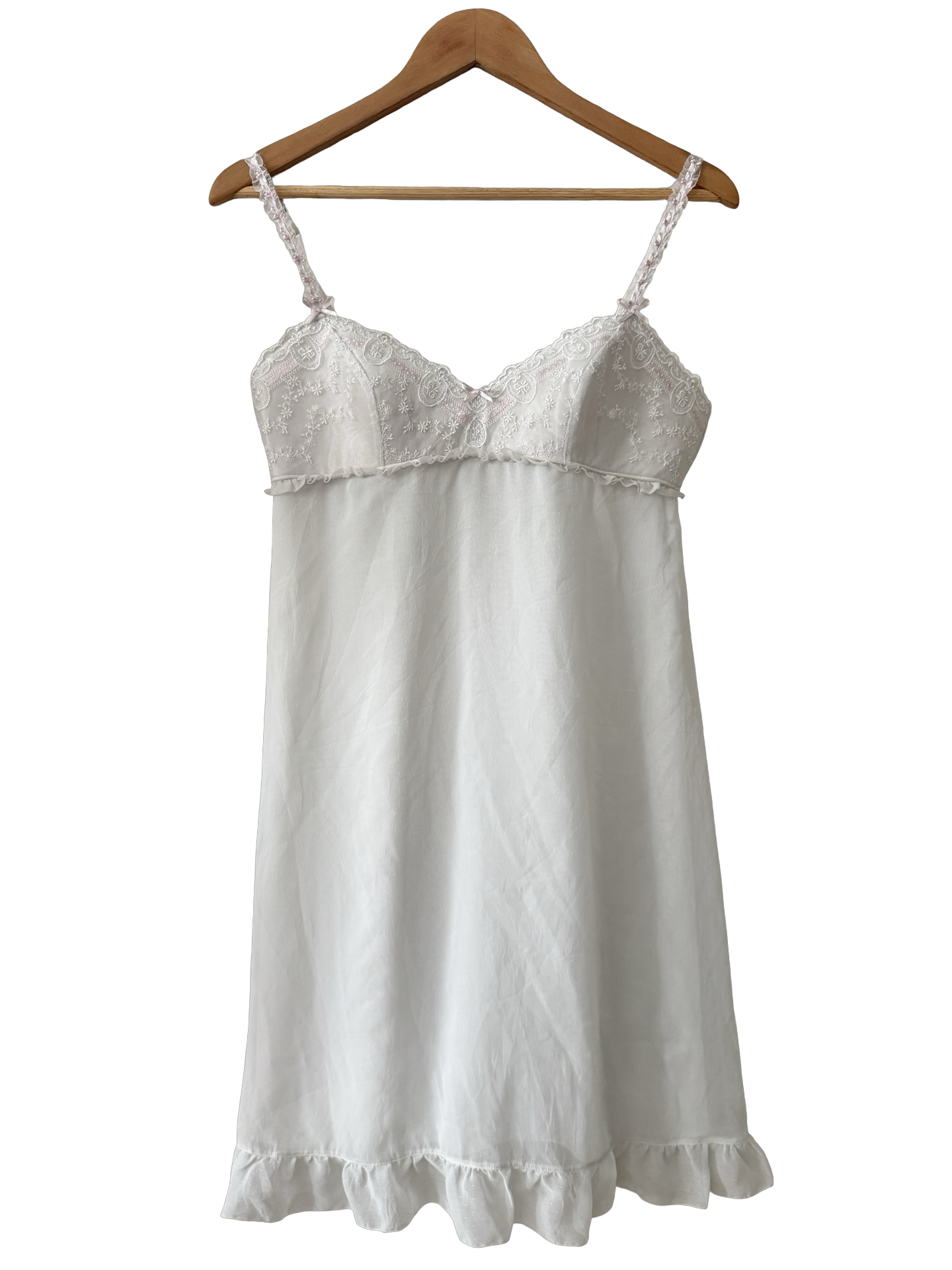 Vintage Y2K Kiss & Tell Babydoll Mini Slip (M)