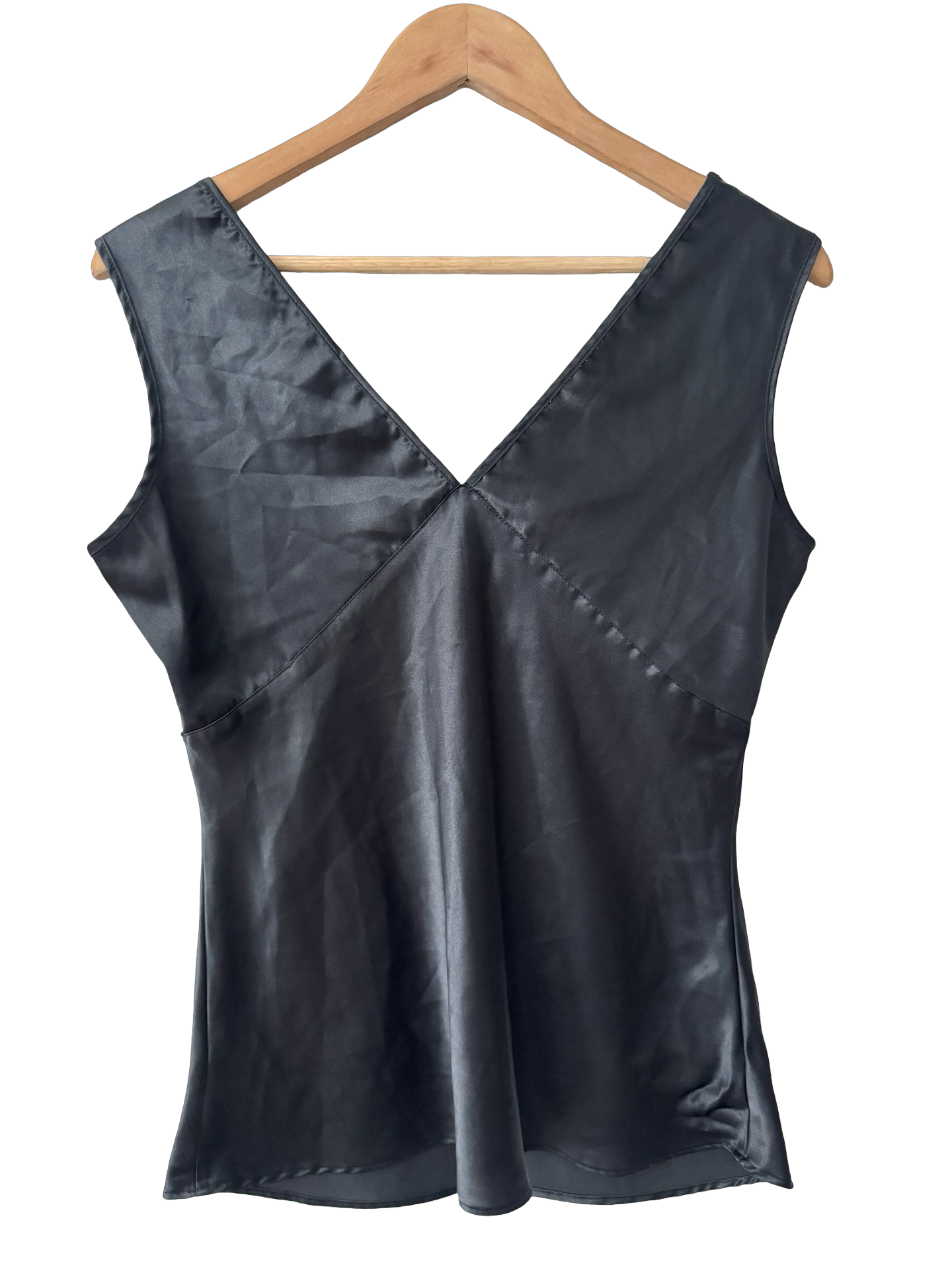 Vintage 90s Clean Girl Slinky Top (M)
