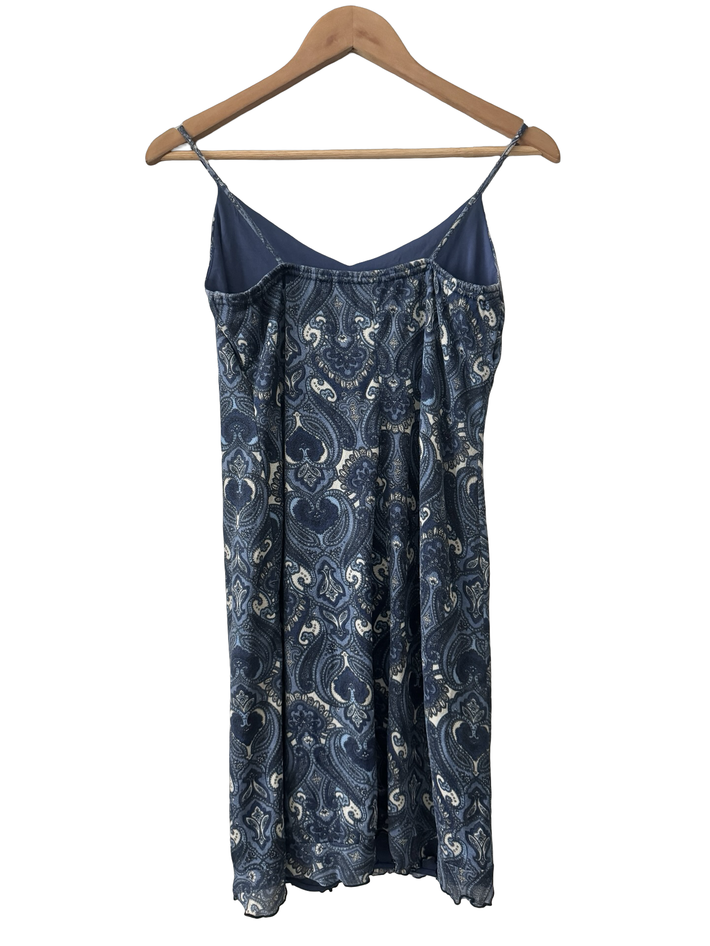 Vintage Blue Paisley Mesh Mini Dress | ThreeDays-AWeek Vintage Blue Paisley Mesh Mini Dress | ThreeDays-AWeek