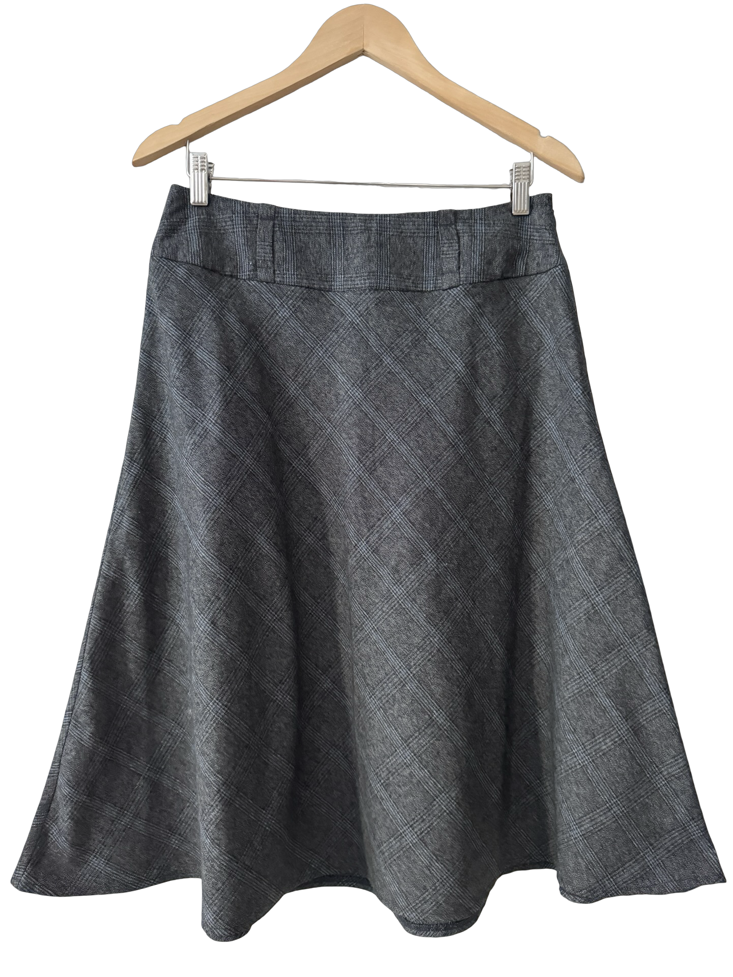 Vintage Y2K Heritage Plaid Midi Skirt (S/M)