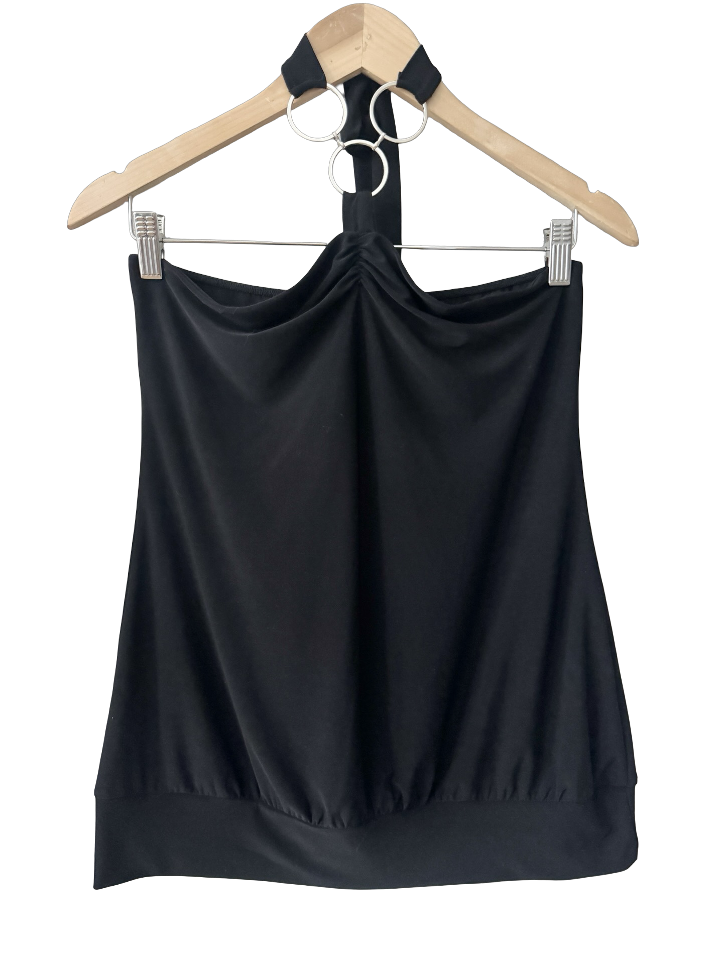 Vintage Y2K Key Ring Halter Top (M)