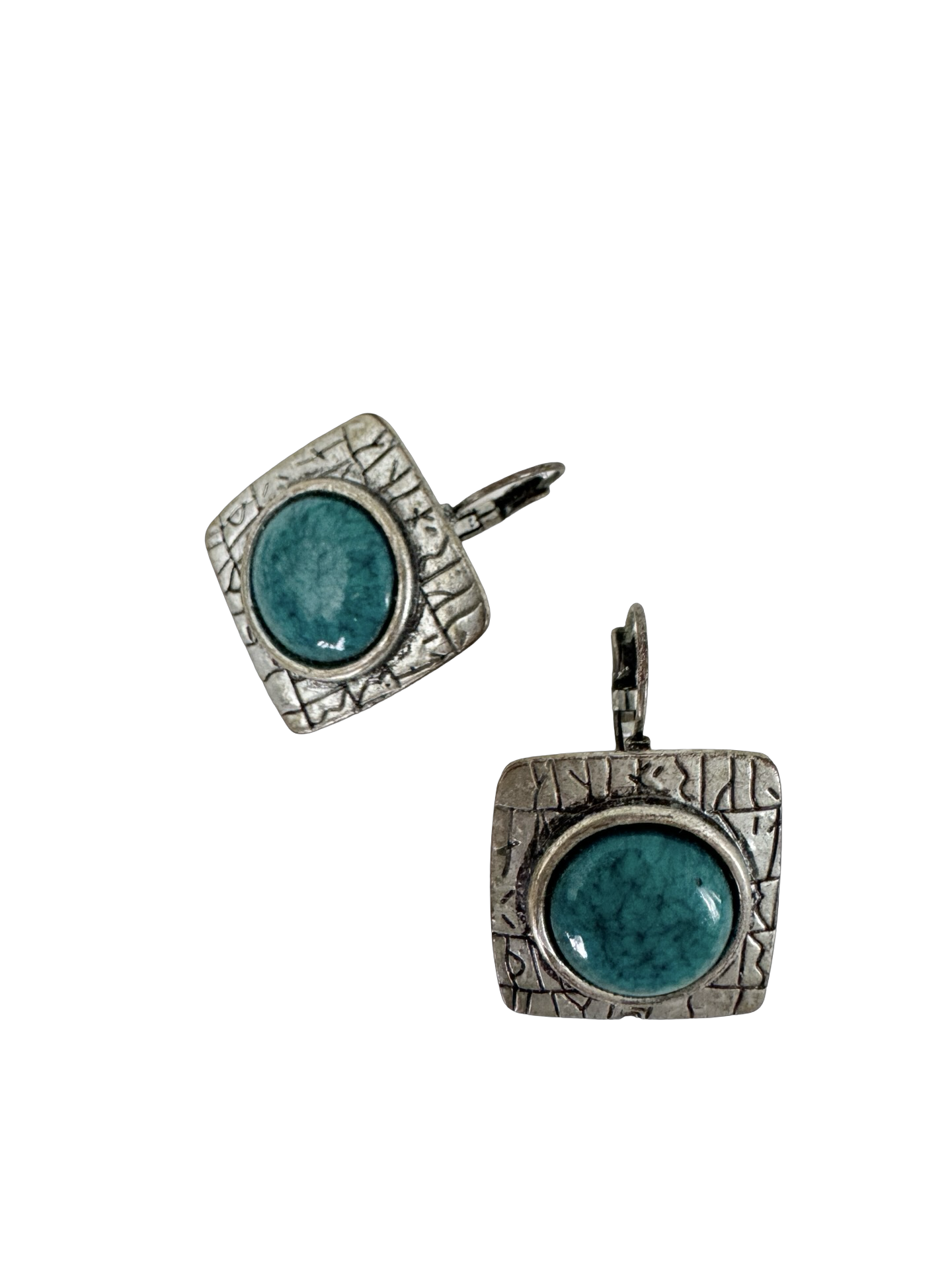Vintage Turquoise Daydream Mosaic Earrings