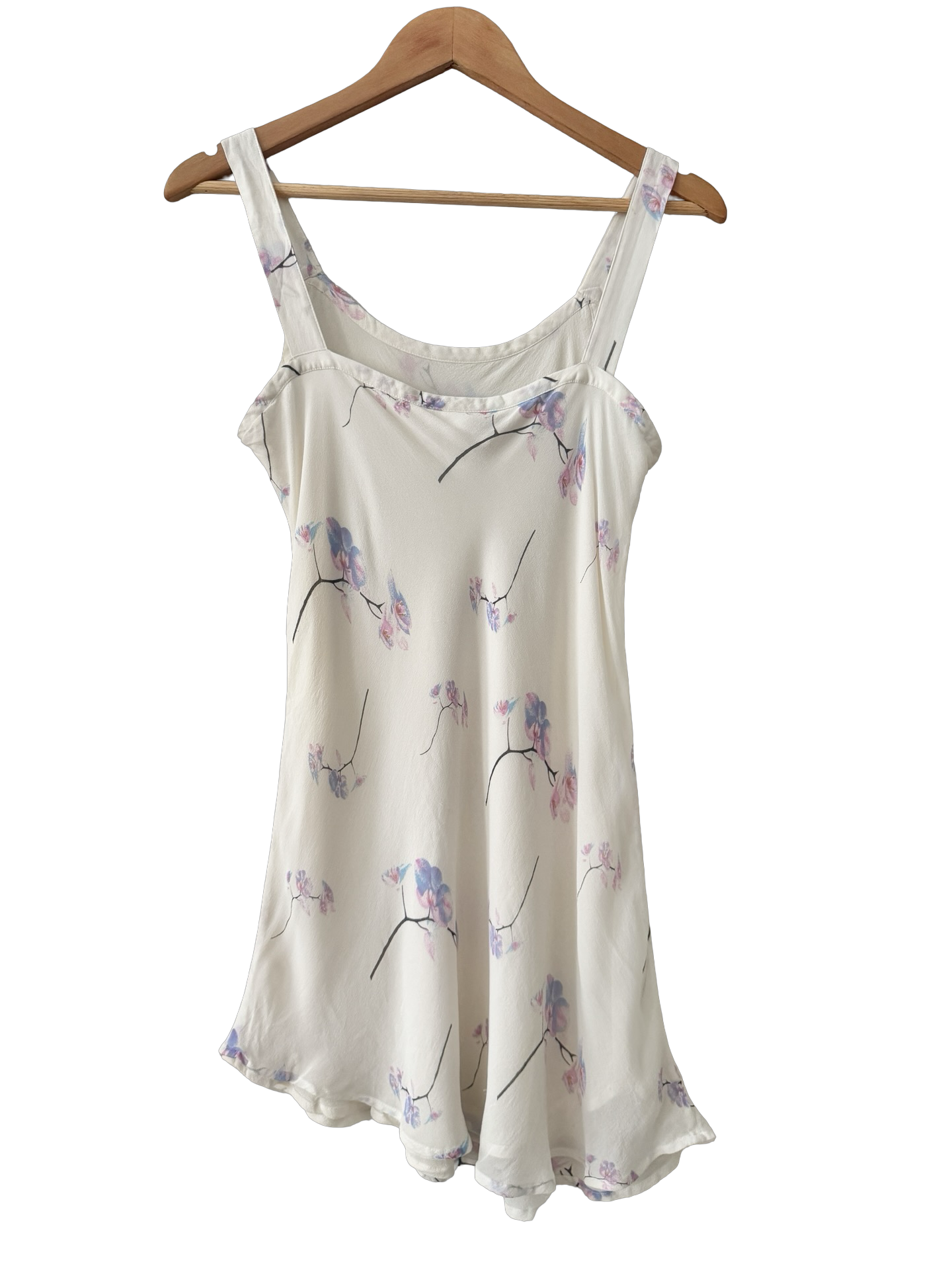 Vintage Y2K Cherry Blossom Longline Mini Slip (M)