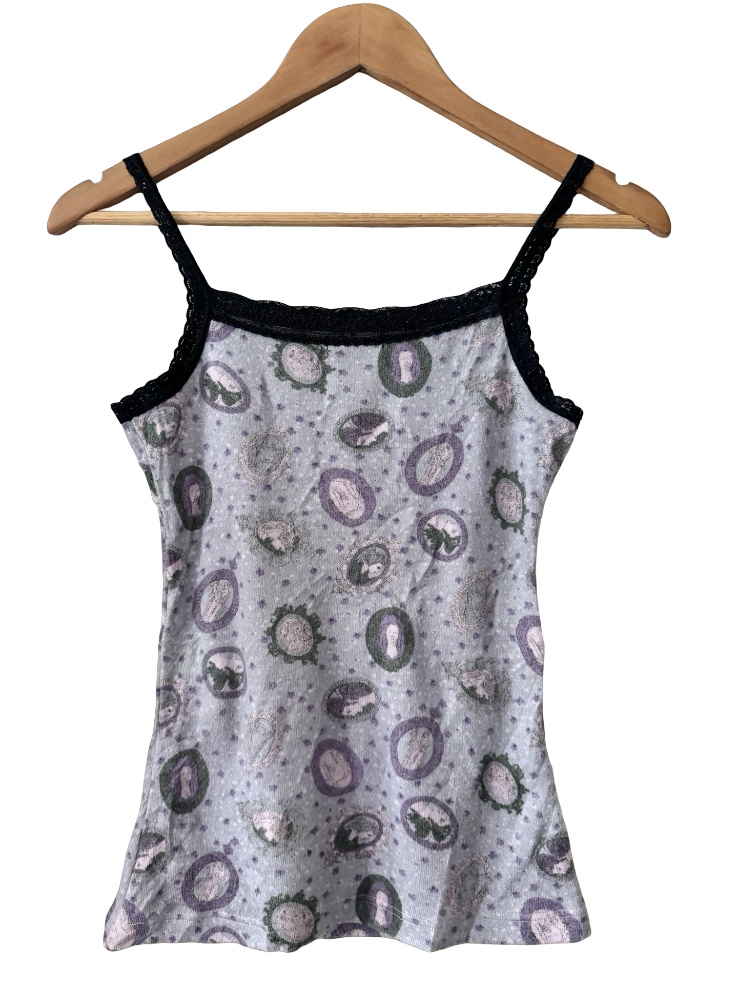 Vintage Japanese Cameo Print Cami (S)
