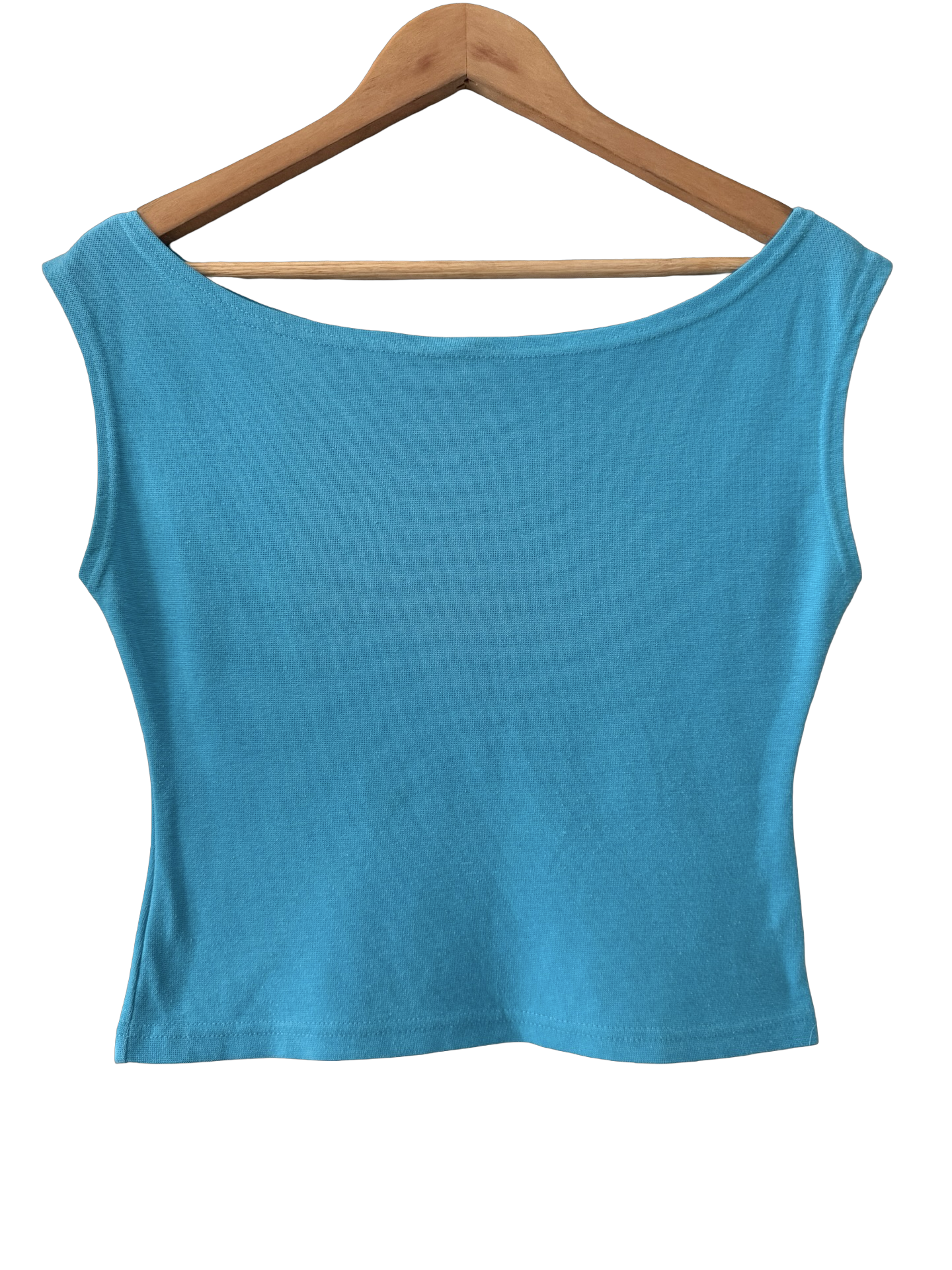 Vintage 90s Capri Blue Top (L)