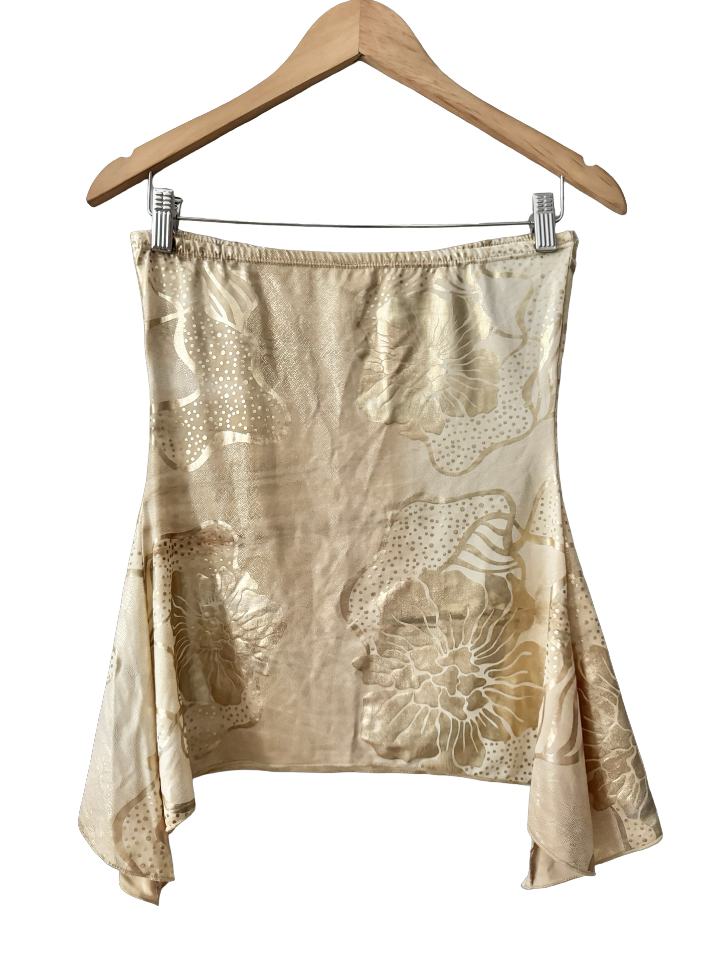 Vintage Y2K Champagne at Midnight Top (M)