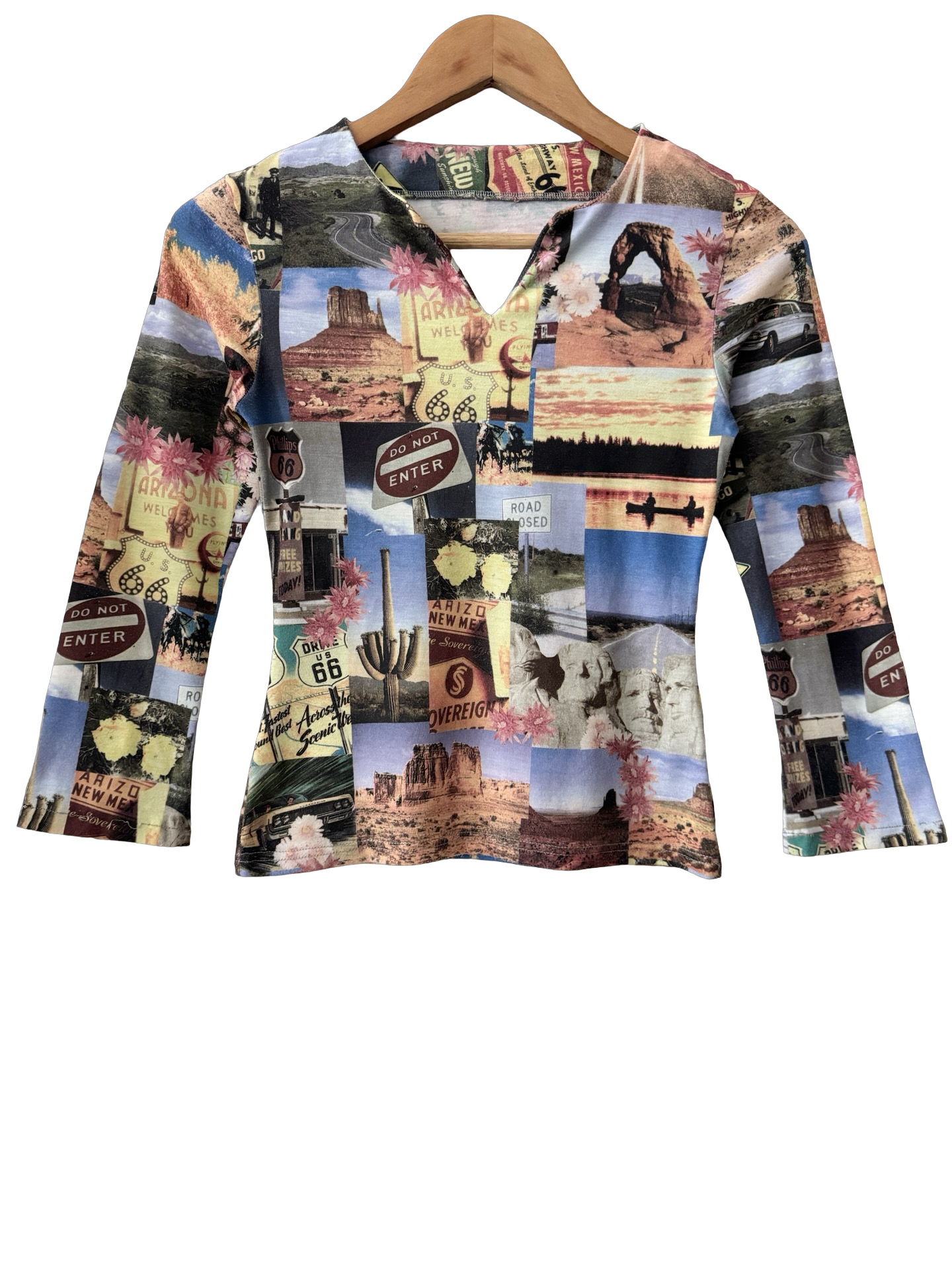 Vintage 90s Route 66 Road Trip Top (Small)