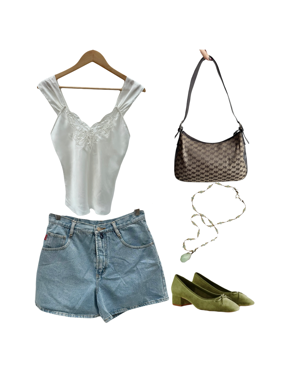 Vintage 90s Dainty Satin Cami (S)