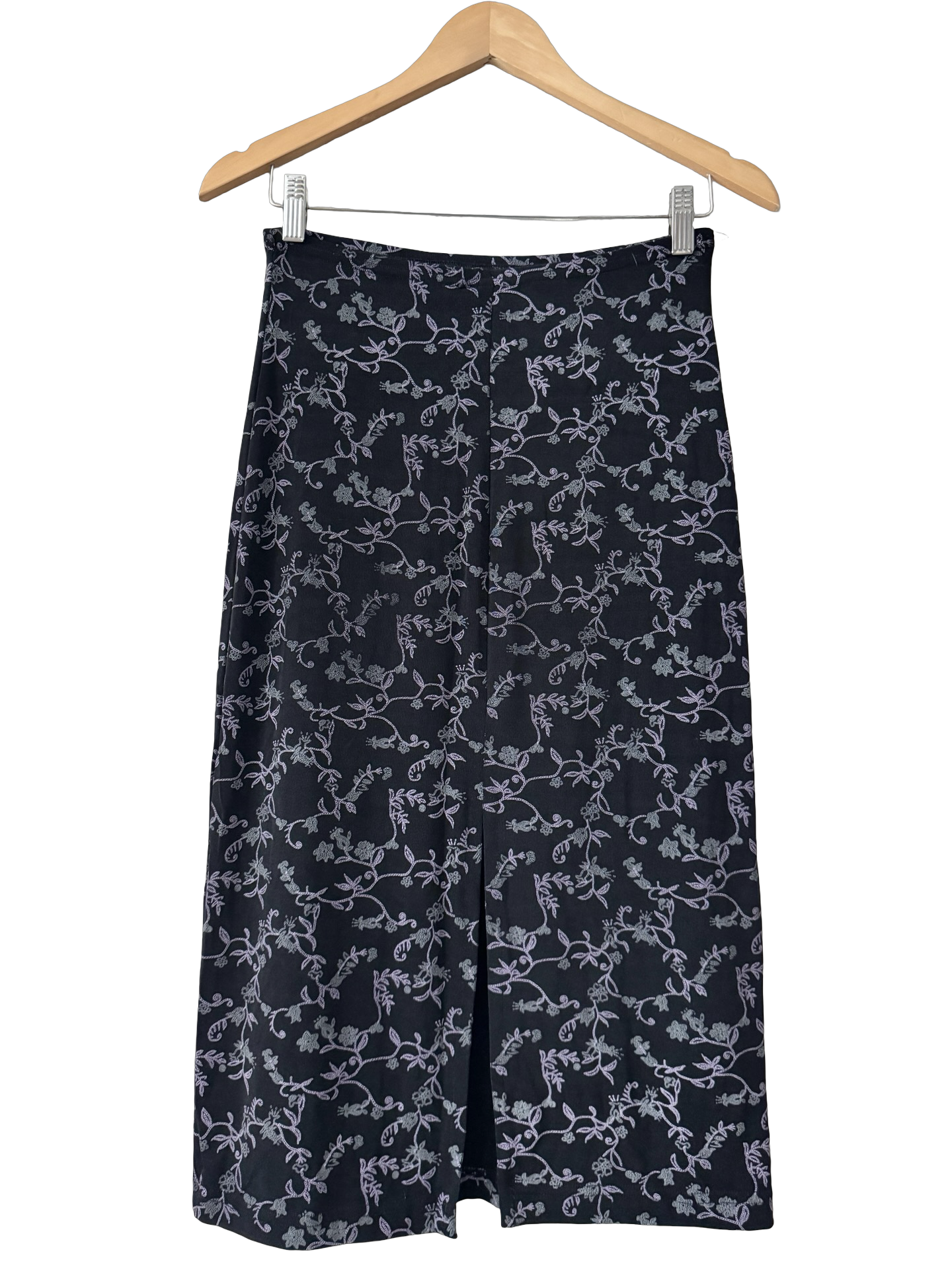 Vintage 90s Midnight Muse Midi Skirt (S)