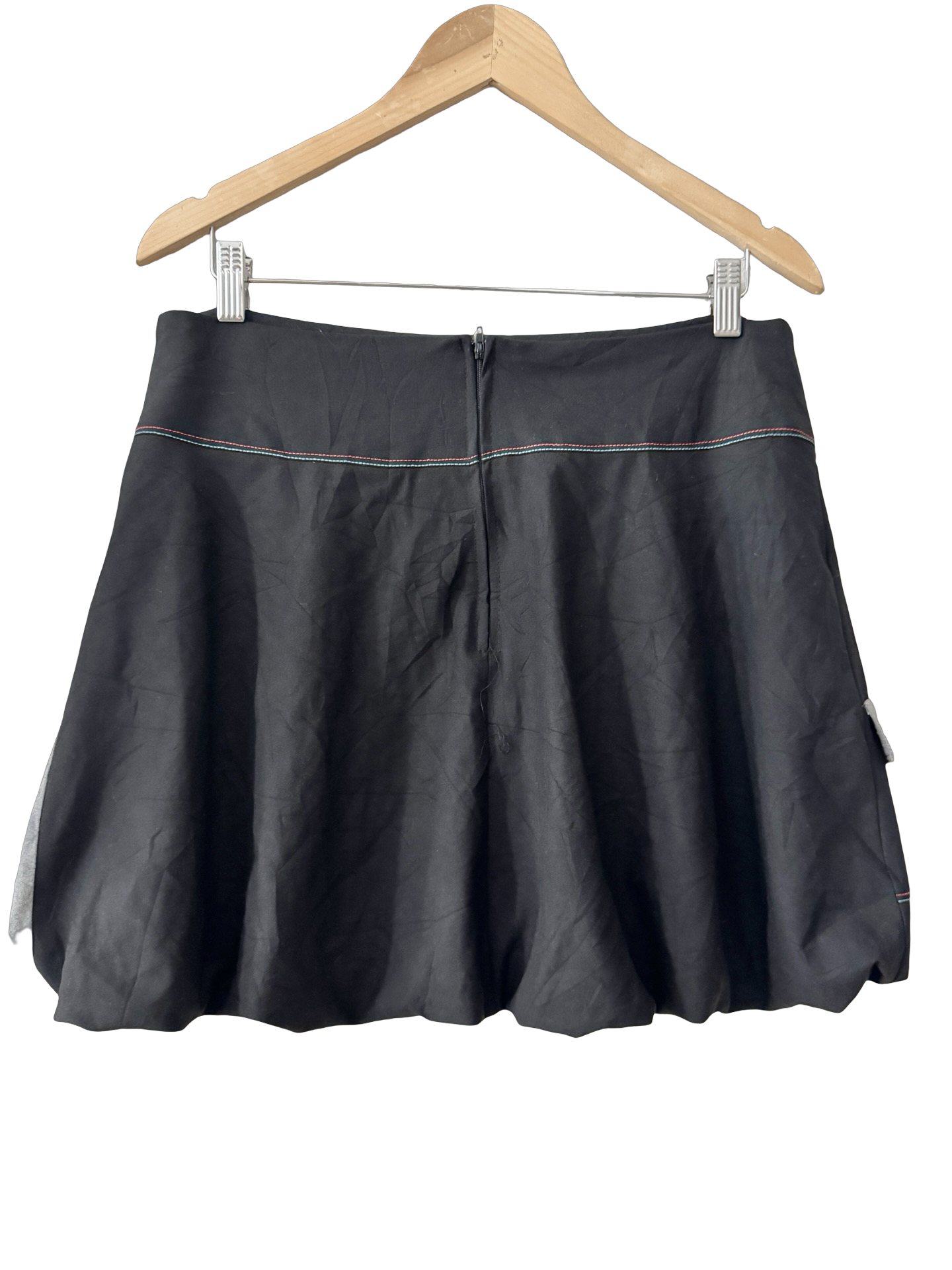 Vintage 90s French Bubble Mini Skirt (L)
