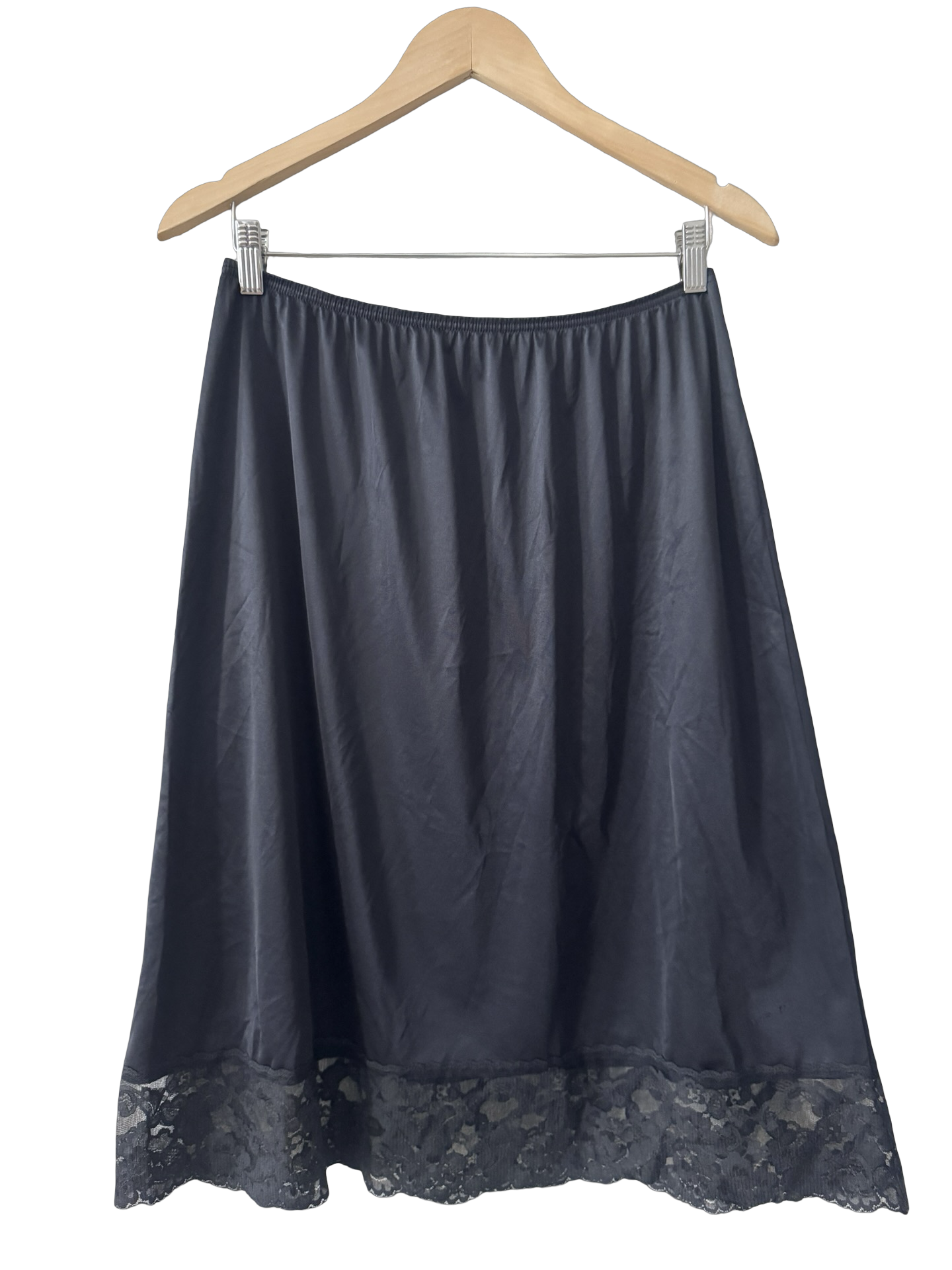Vintage 60s Soft Romance Slip Skirt (L)