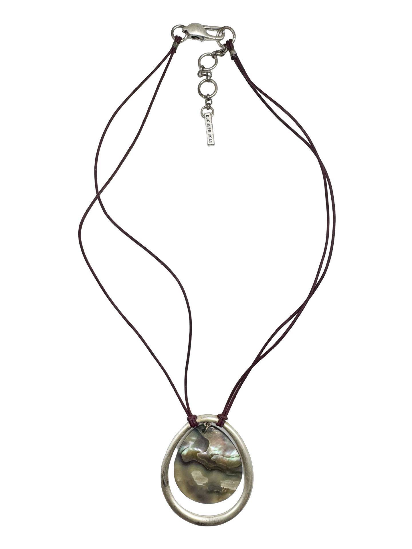 Vintage 90s Lunar Shell Necklace