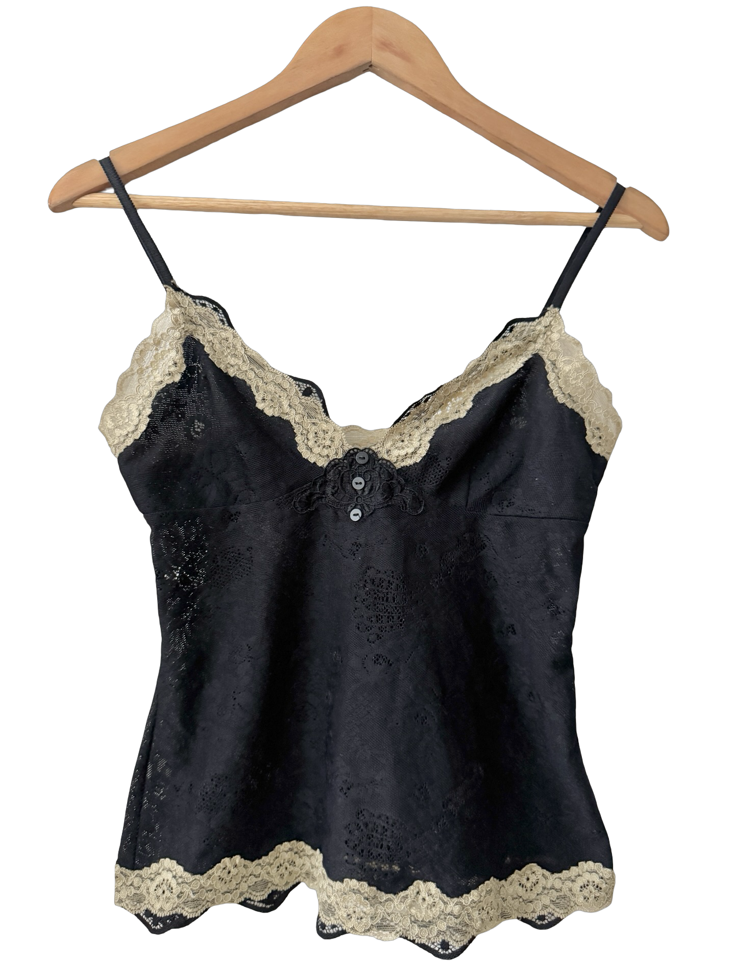 Vintage 90s After Midnight Lace Cami (S)