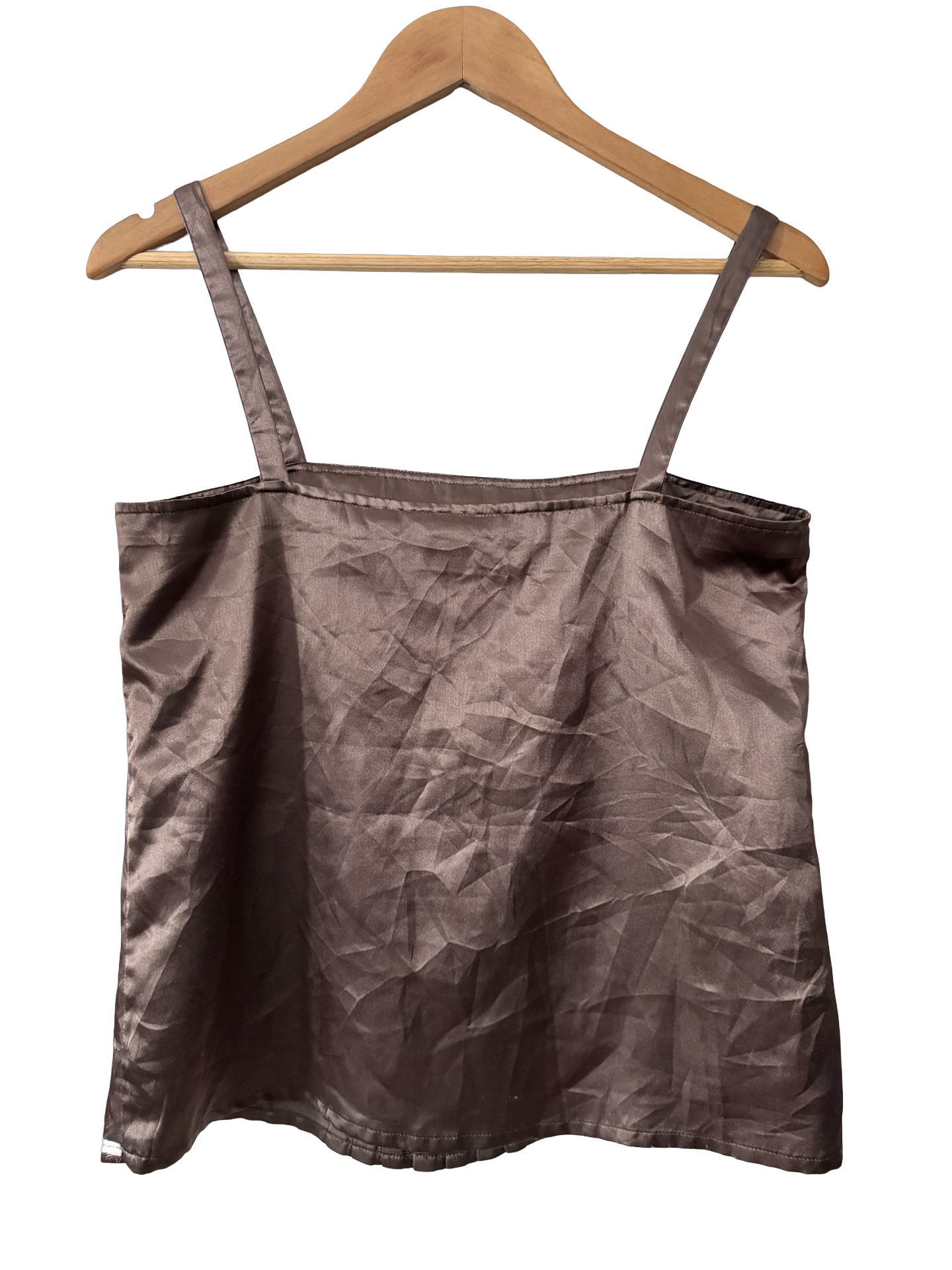 Vintage Y2K Chocolate Petit Fleur Cami (M)
