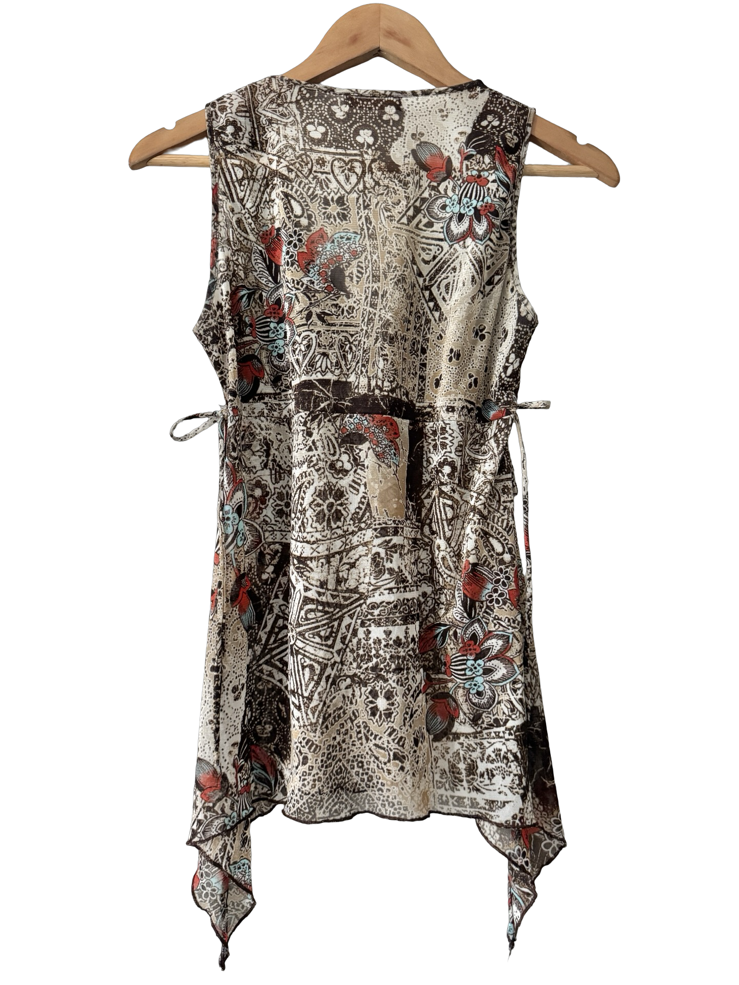 Vintage Y2K Bohemian Postcard Top (M)