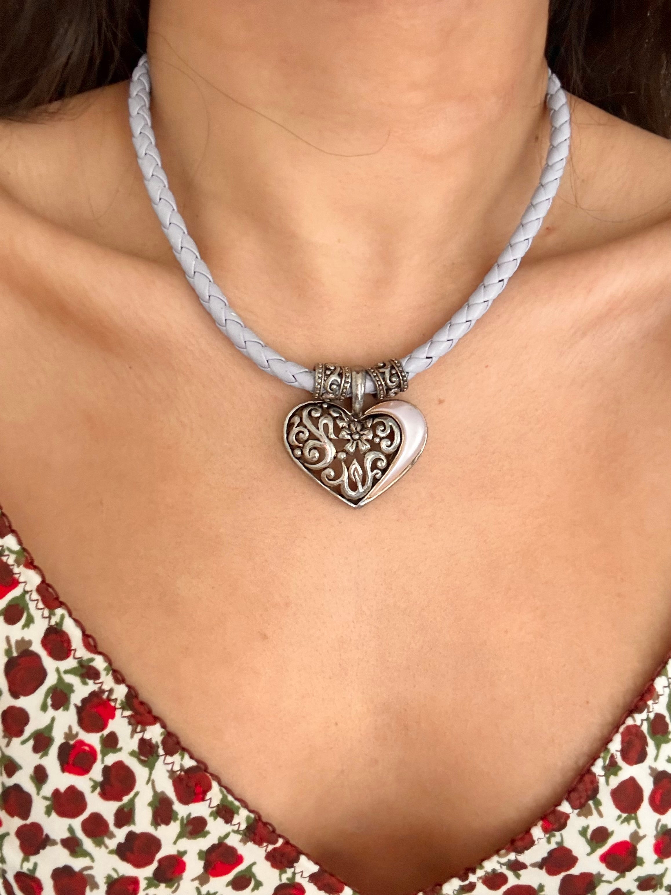 Tarnish & Bloom Heart Choker