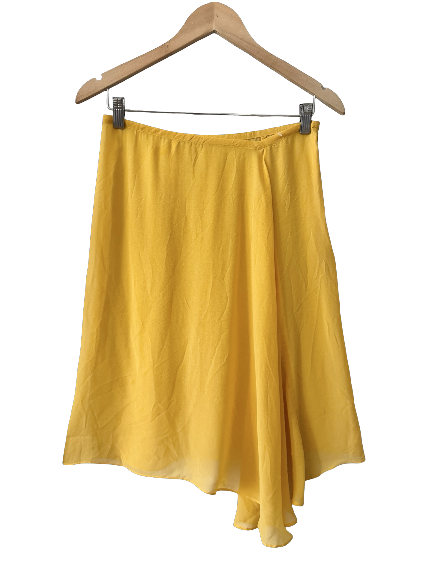 Vintage 90s Mango Silk Handkerchief Skirt (S)