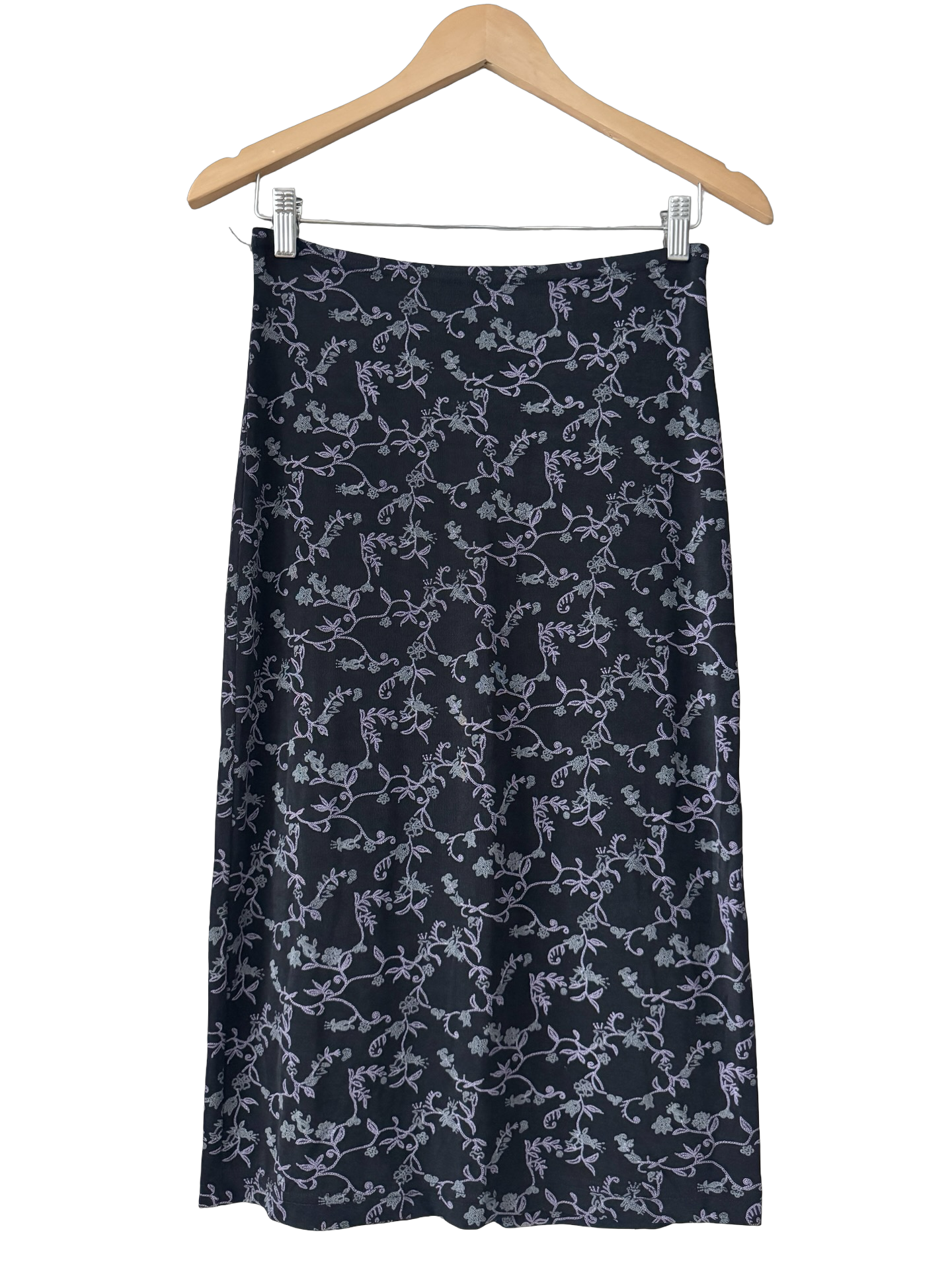 Vintage 90s Midnight Muse Midi Skirt (S)