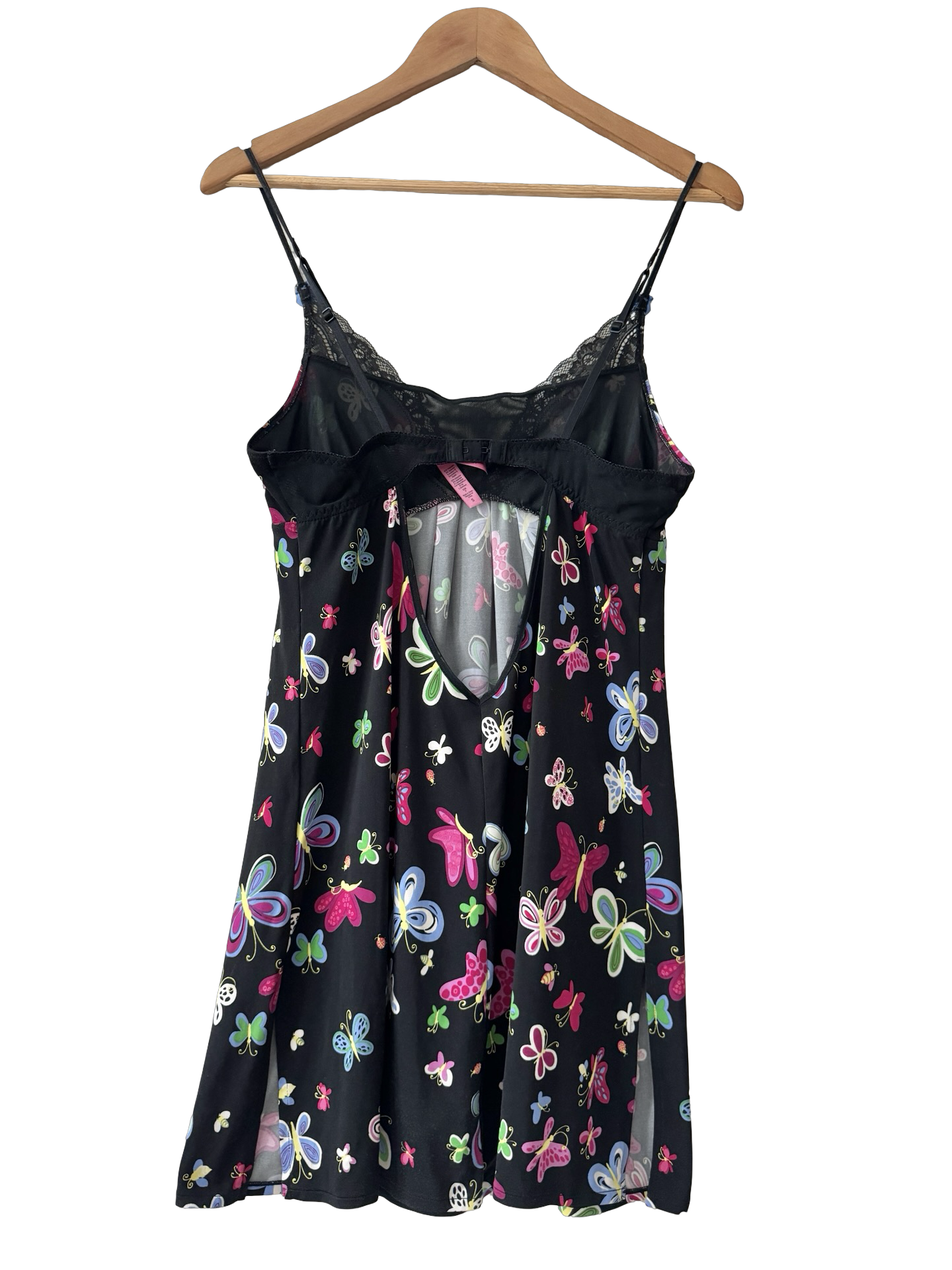 Vintage Y2K Betsey Johnson Butterfly Kisses Slip Dress (S/M)