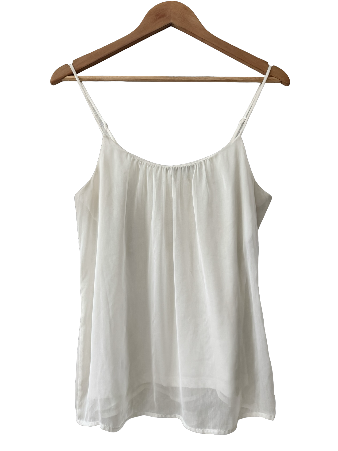 Vintage The Limited Ivory Flowy Cami Top (M)