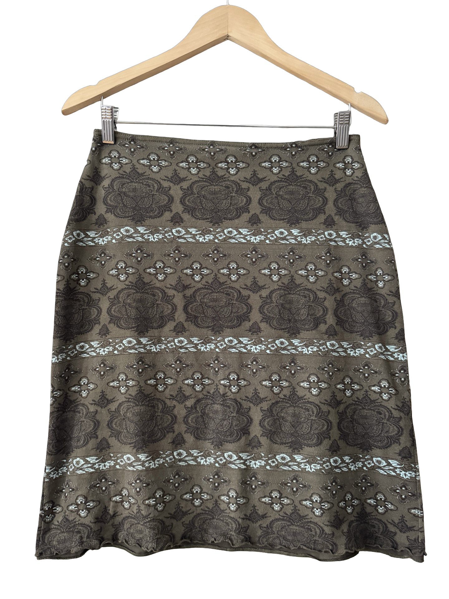 Vintage 90s Café Floral Skirt (M)