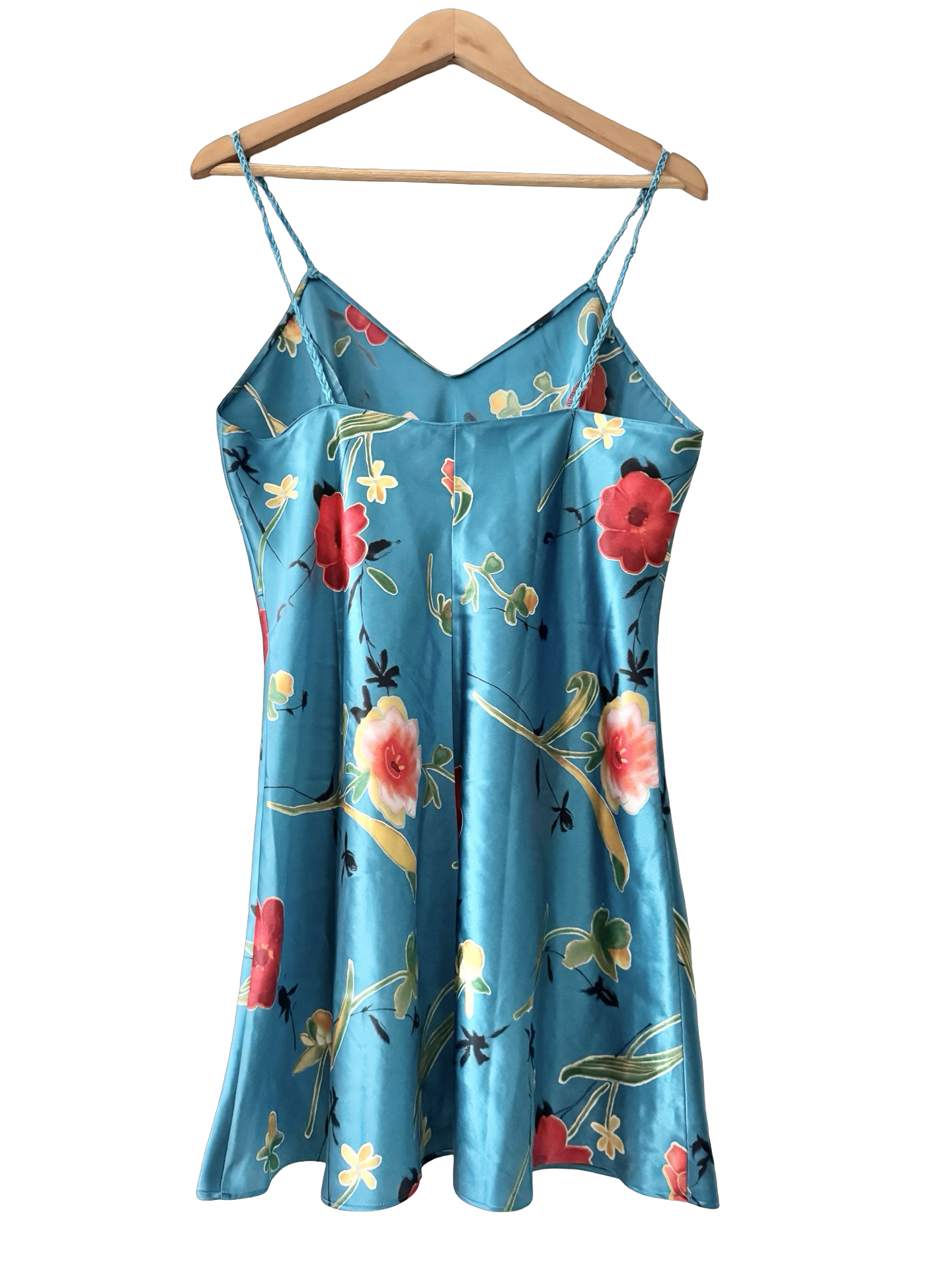 Vintage 90s Dreamy Foral Braided Slip (L)