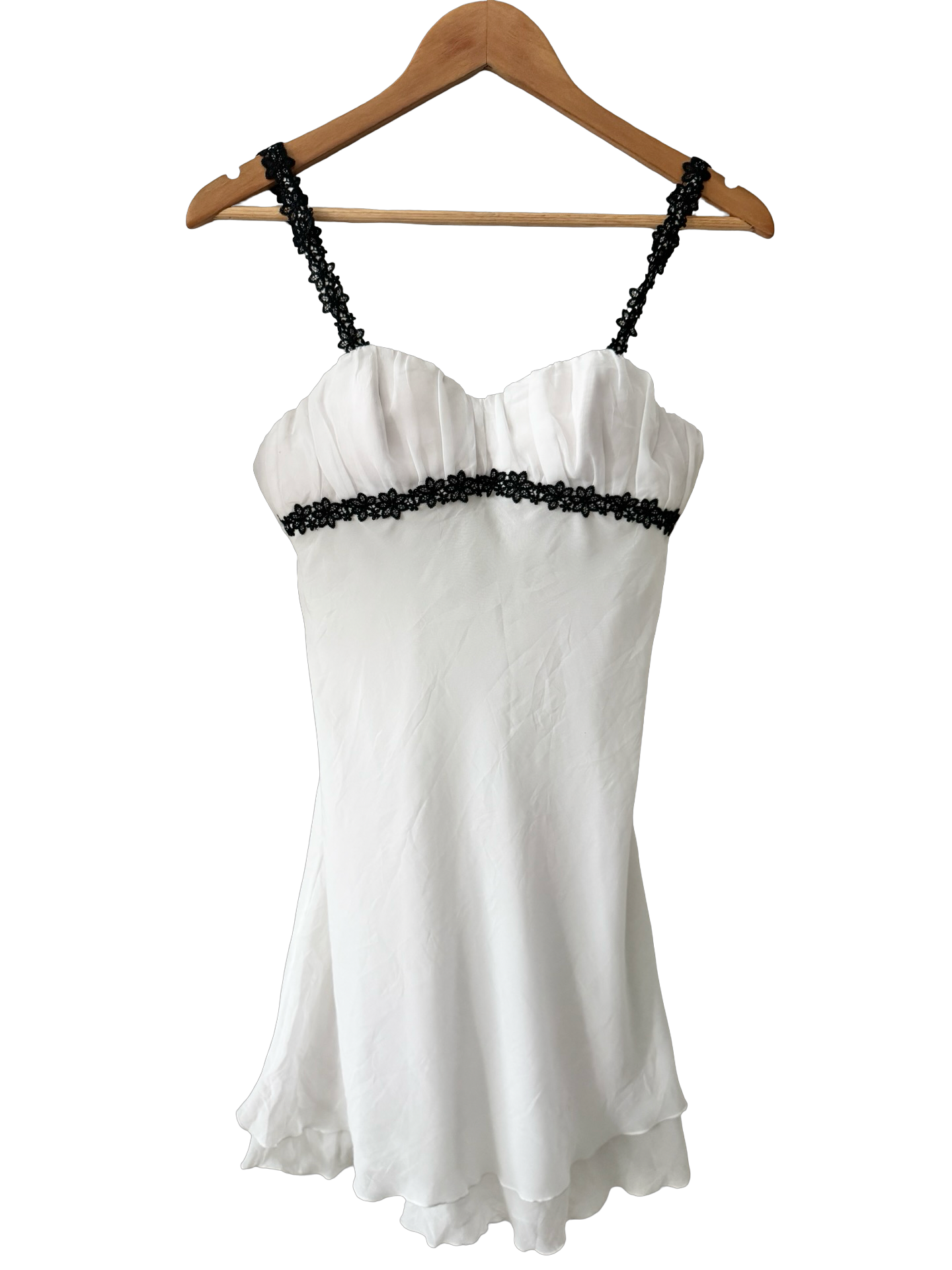 Vintage Y2K Moonlight Contrast Slip Dress (S)