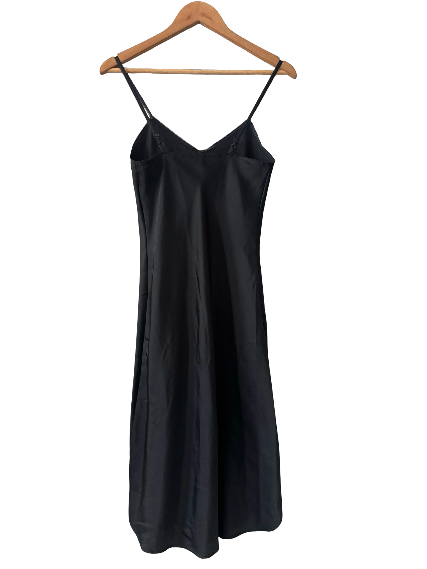 Vintage 90s Noir Classic Slip Dress (S)