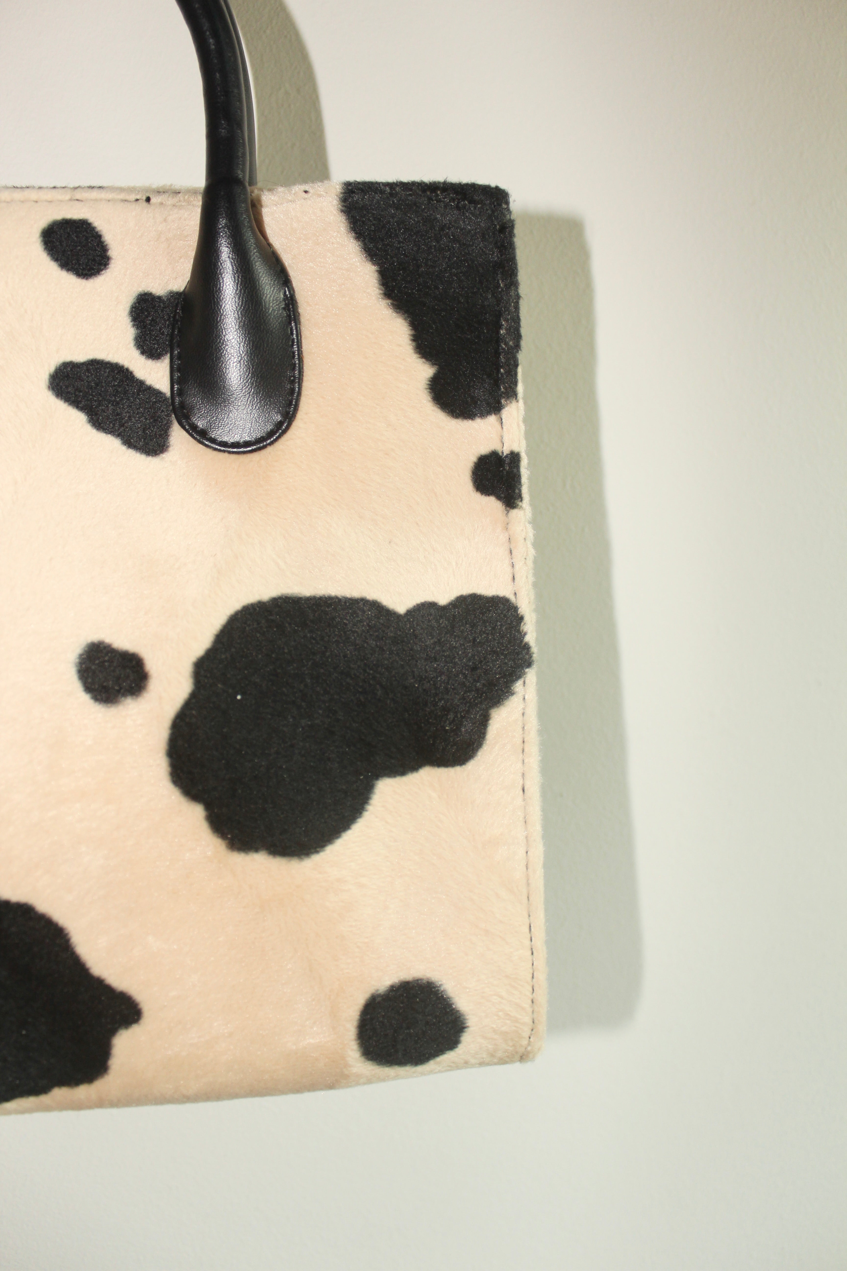 Vintage Cow Textured Bag