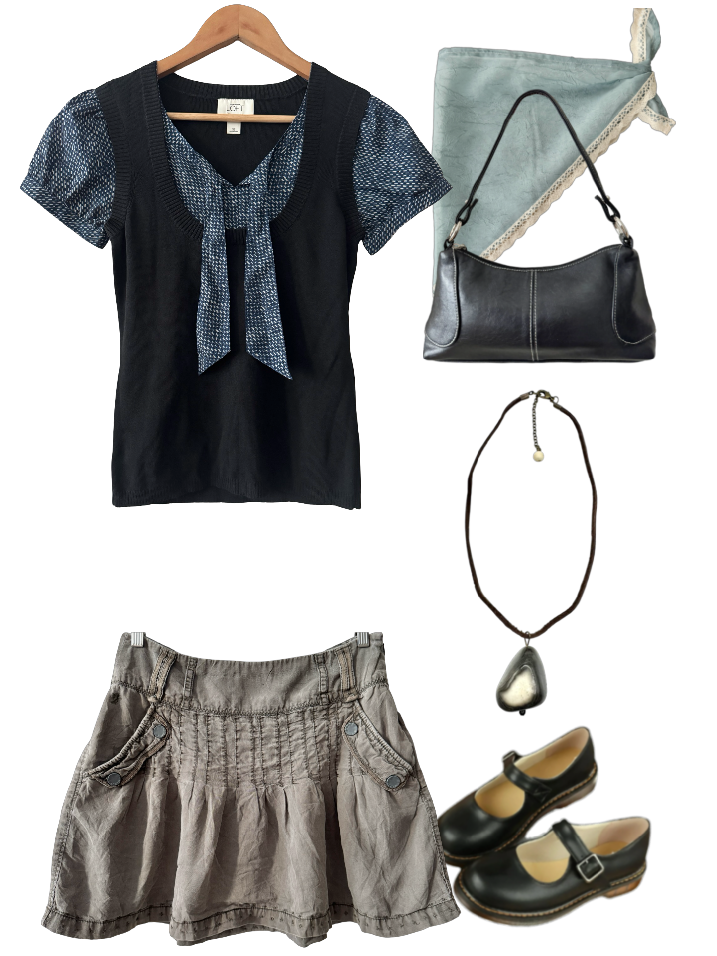 Vintage Y2K Little City Loft Top (XS/S)