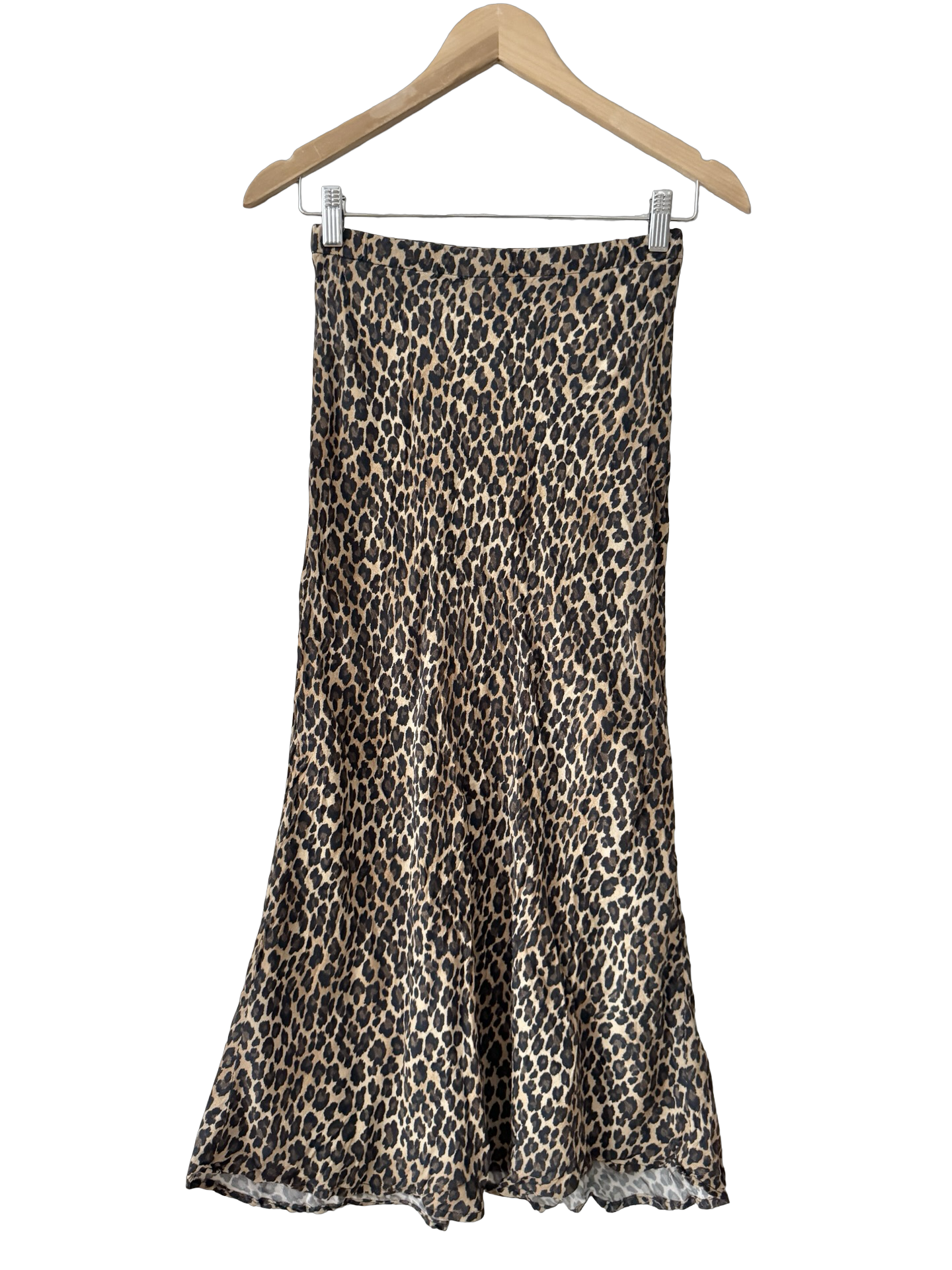 Vintage 90s Cheetah Print Skirt (XS)