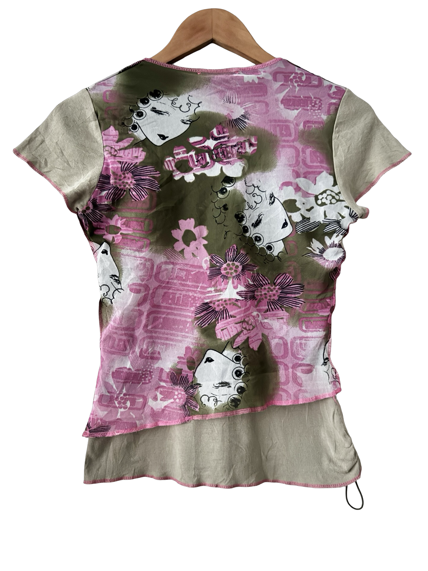 Vintage Y2K Cache Cache Art Top (S)