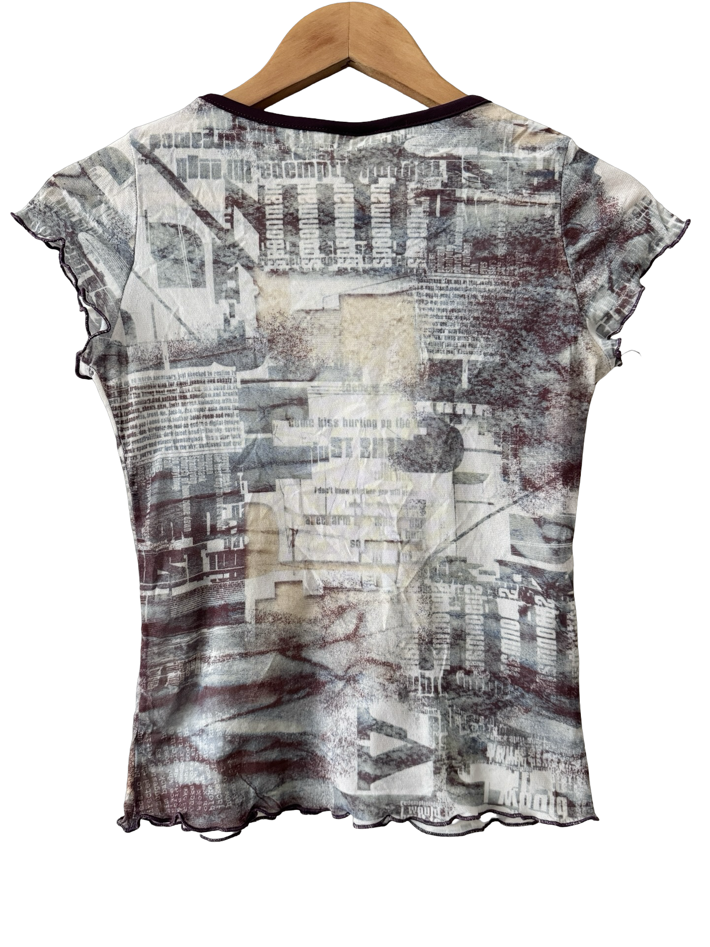 Vintage Y2K After Press Mesh Top (S/M)