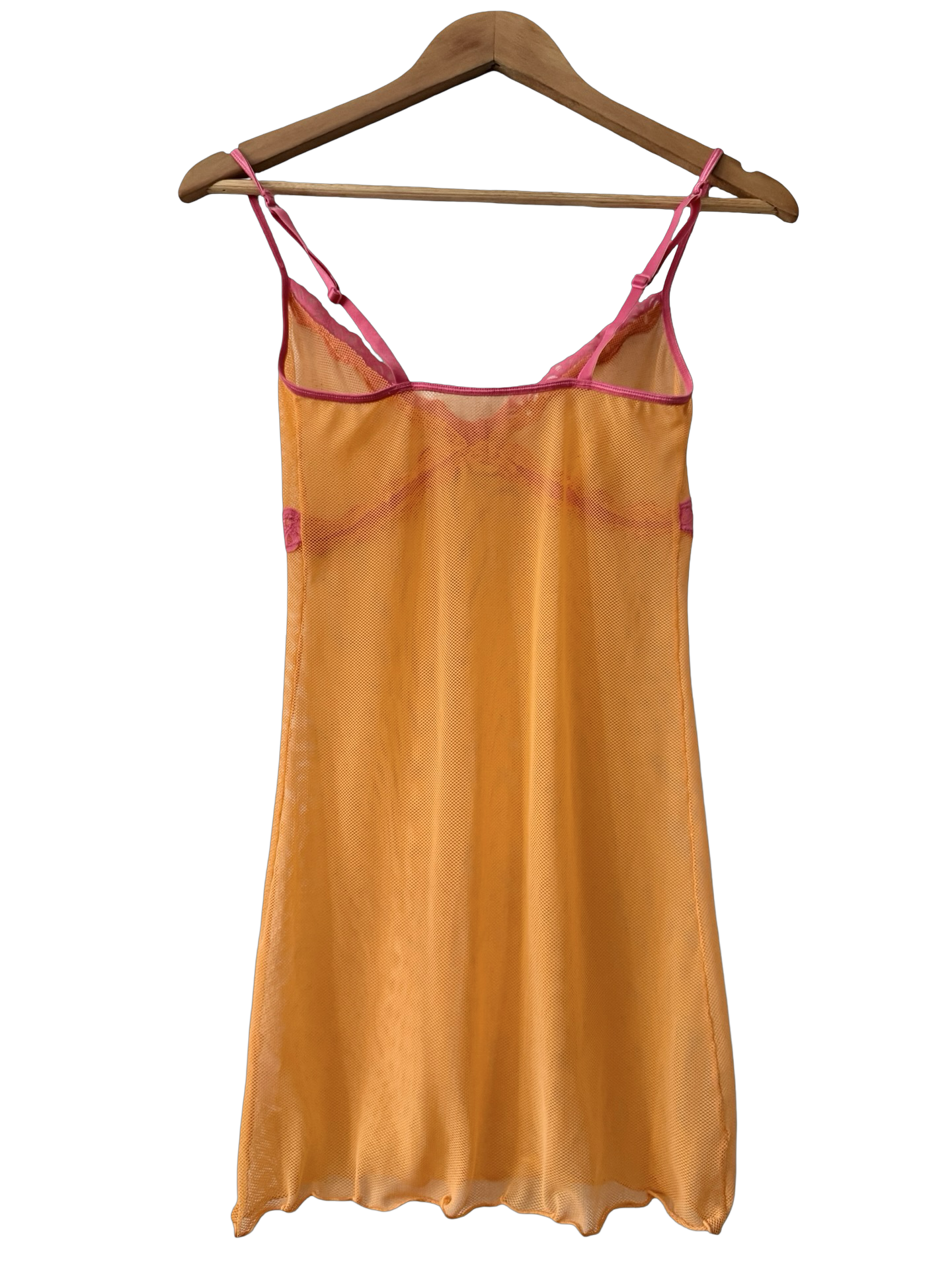 Vintage Y2K Sunset Lingerie Mini Dress (Small)