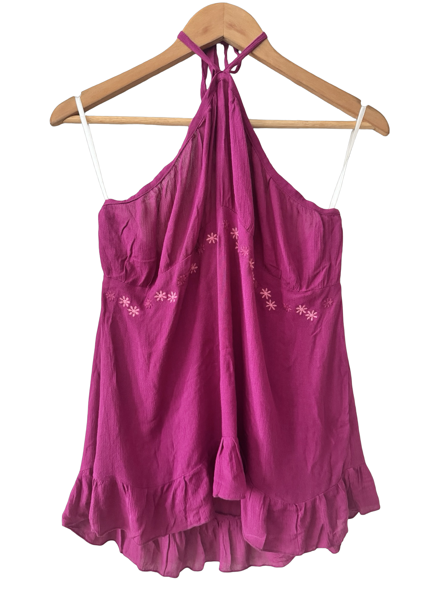 Vintage Y2K Raspberry Kiss Halter (XL)