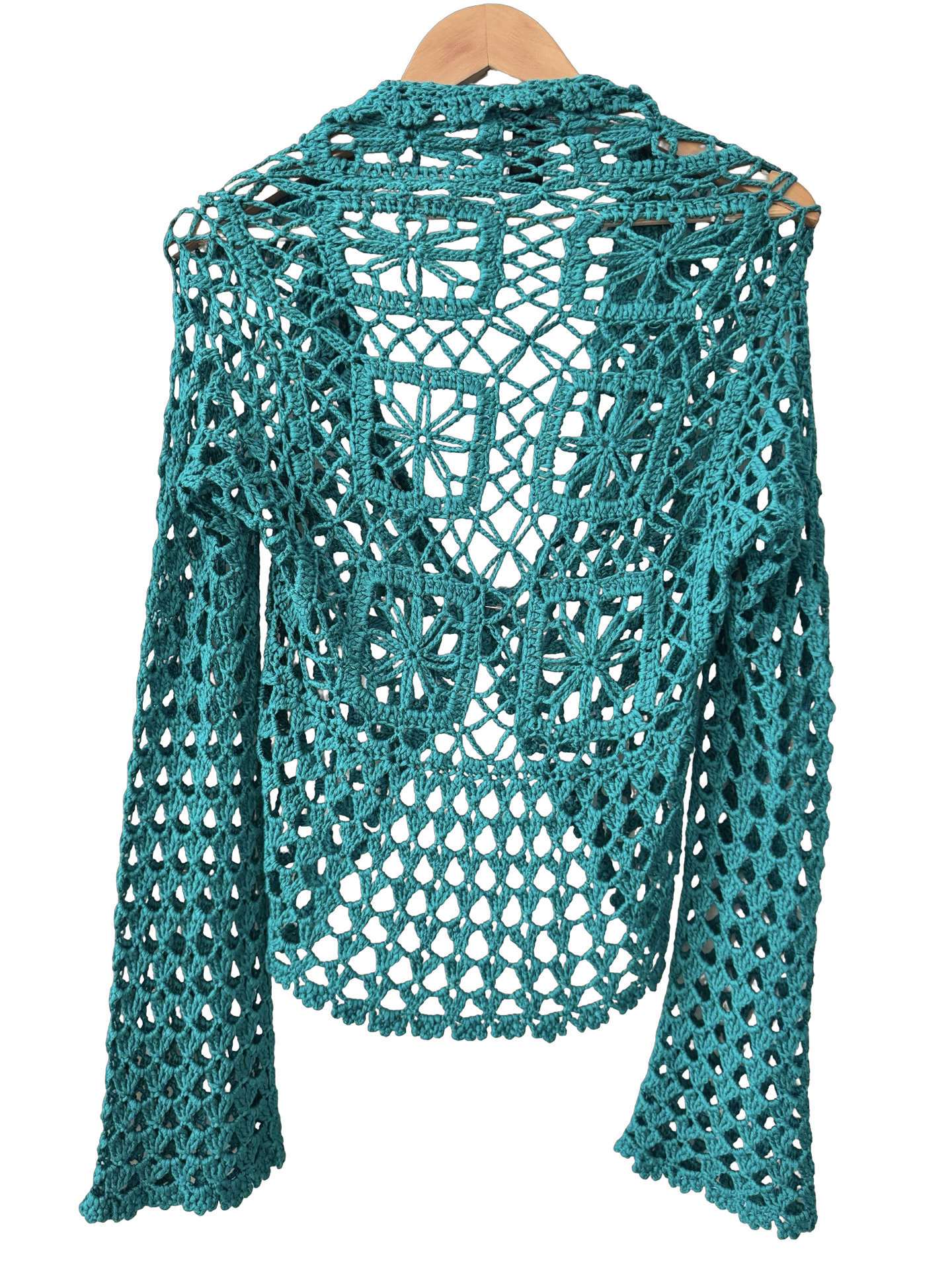 Vintage Y2K Cool Wear Mermaid Cove Crochet Top (M)