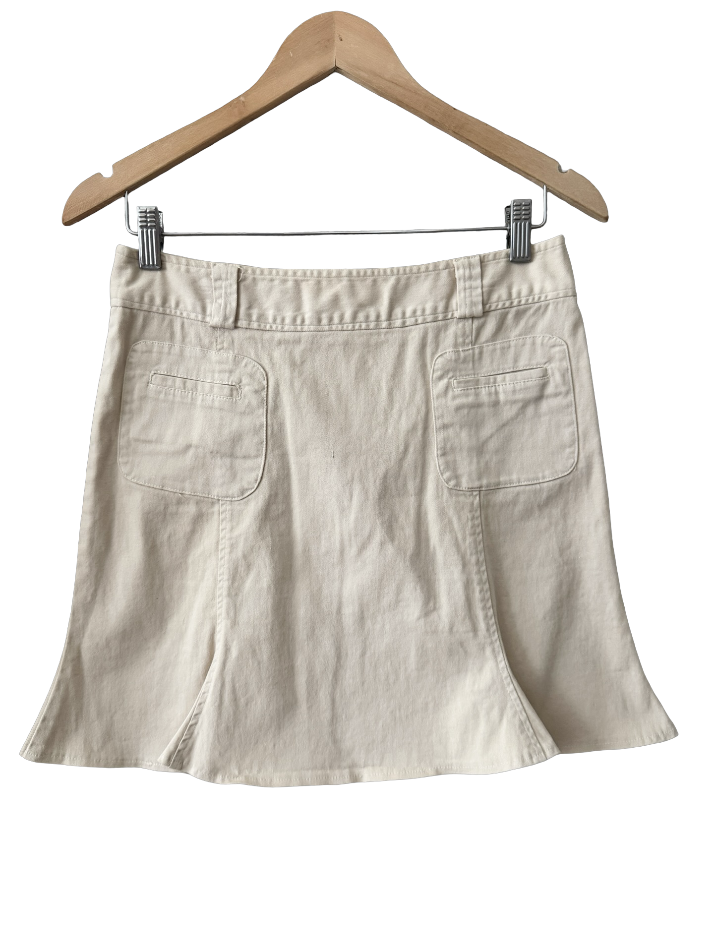 Vintage Y2K Vanilla Flare Mini Skirt (S/M)