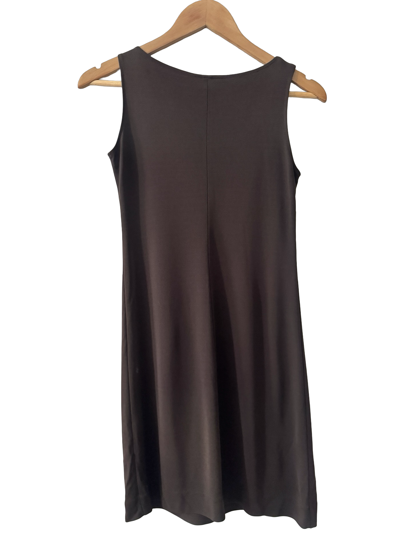 Vintage Retro Espresso Minimal Slip Dress (S/M)