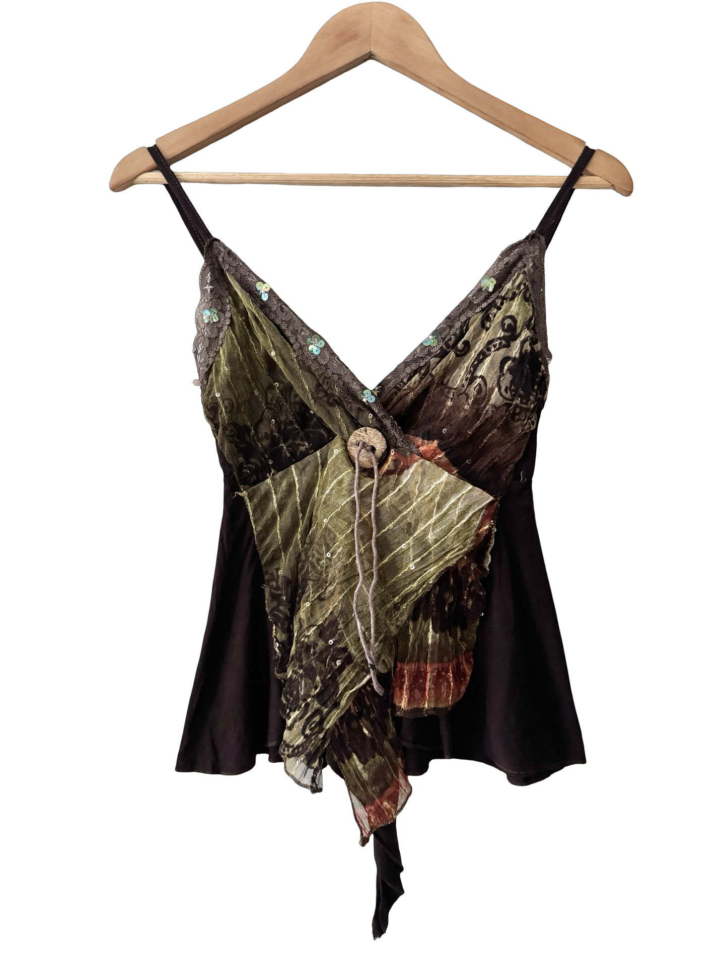 Vintage 90s Parisian Forest After Dark Cami (S)