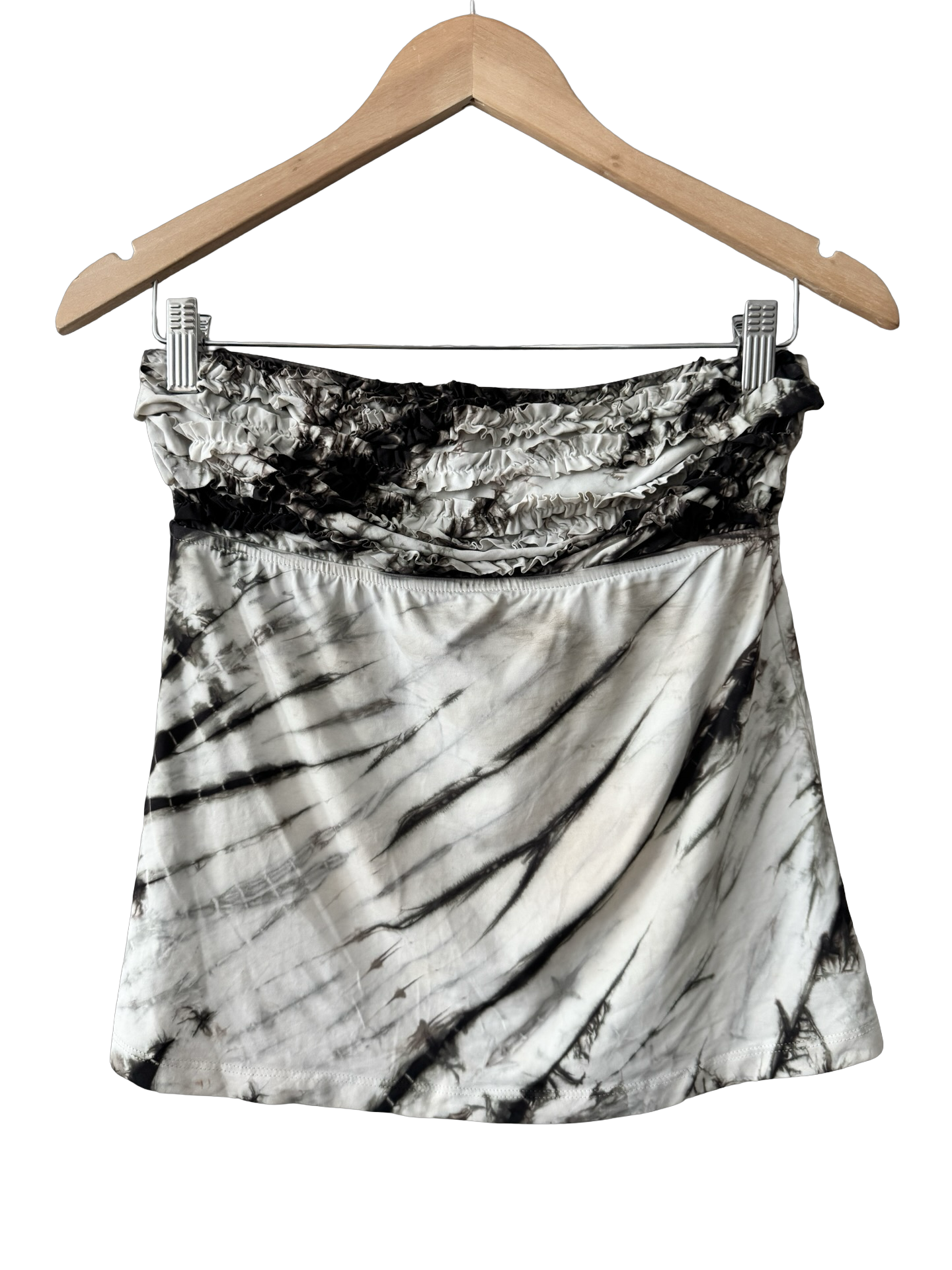 Vintage Lucky Brand Y2K Tie-Dye Ruched Top (S/M)