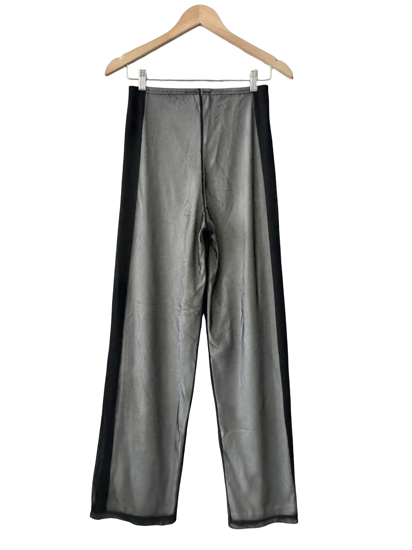 Vintage 90s In Charge Sheer Wide Leg Pants (S/M)