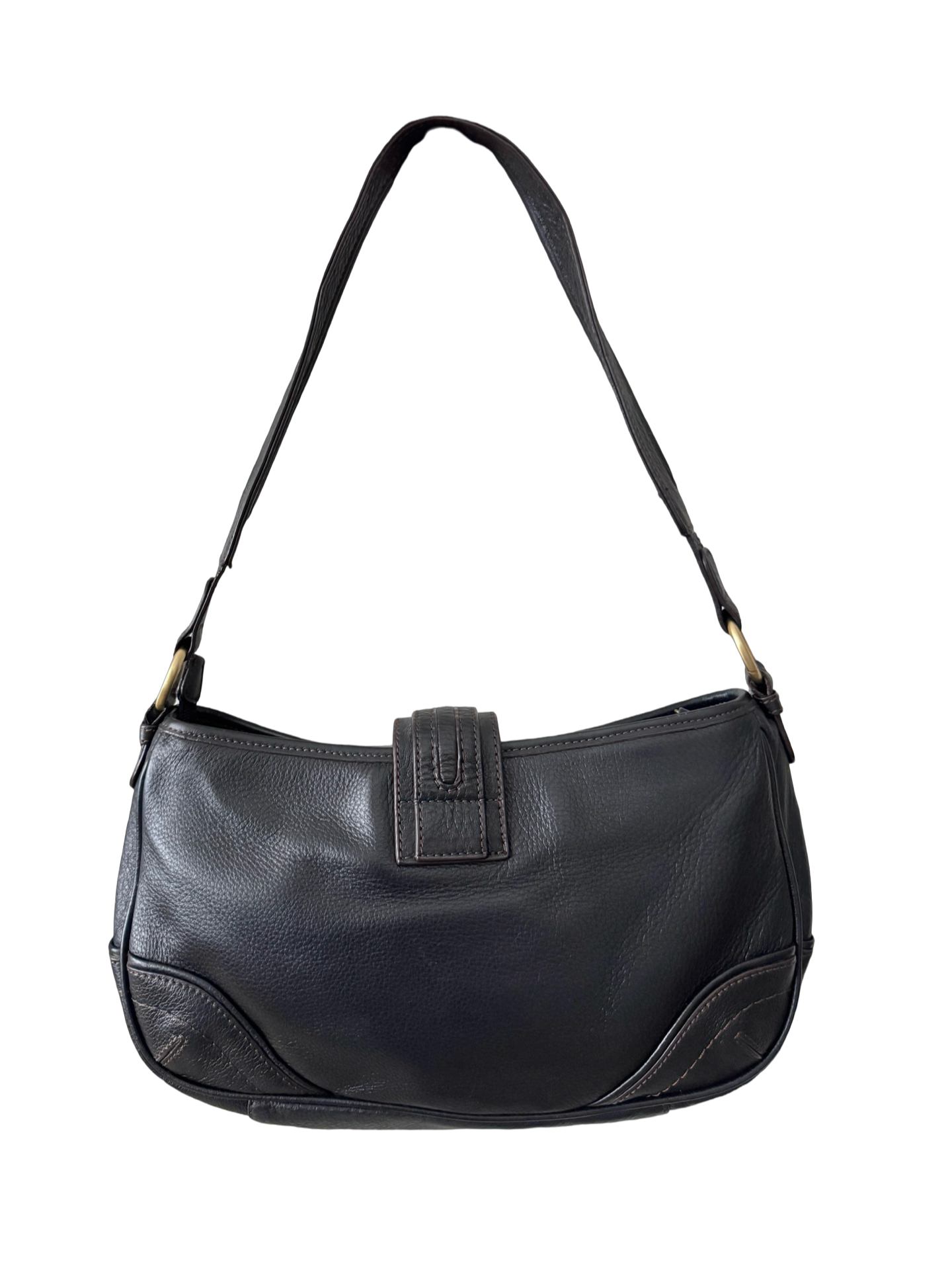Vintage Y2K Eitienne Aigner Equestrian Black Bag