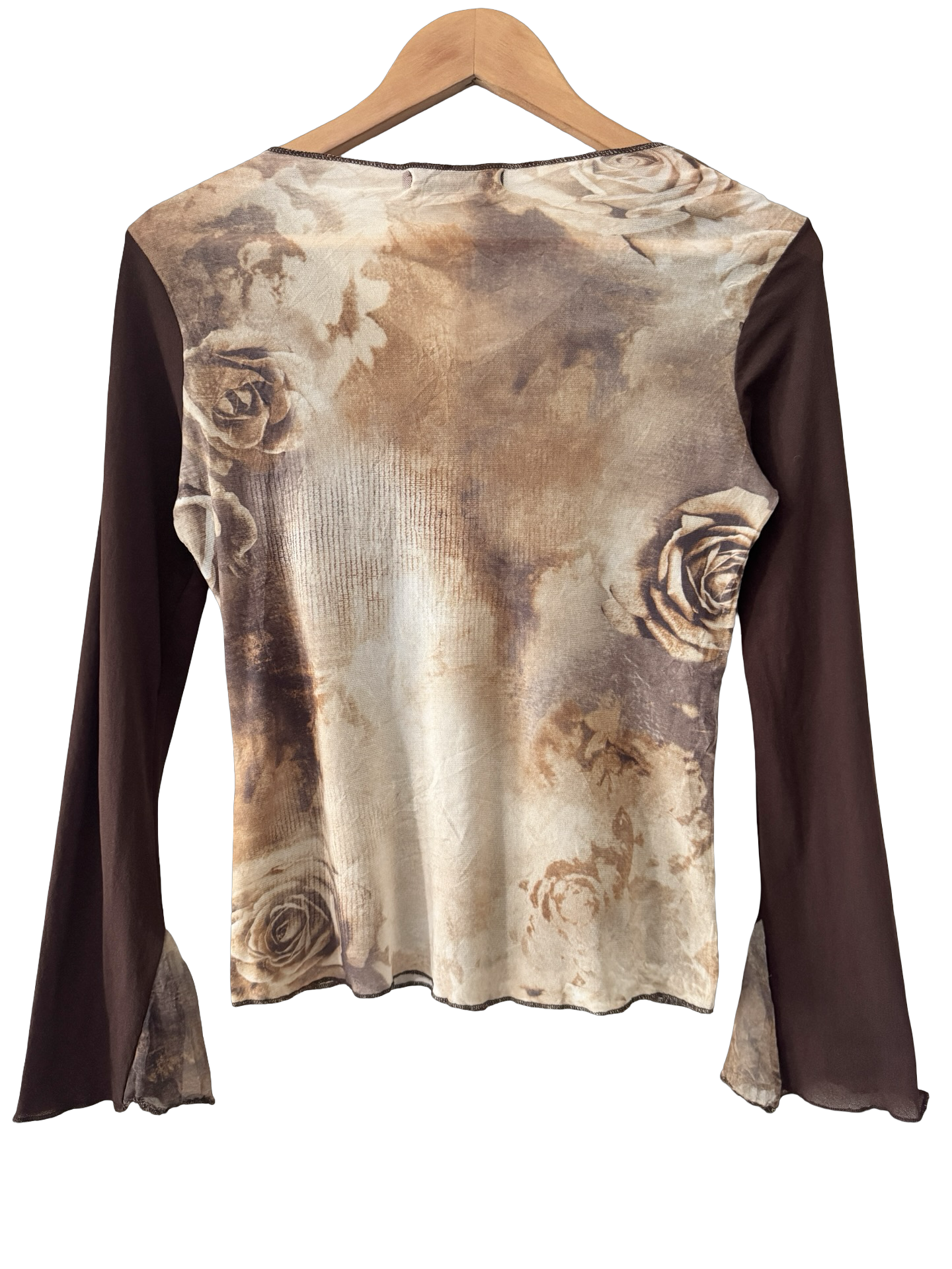 Vintage Y2K Patchwork Toradas Long Sleeve Top (M)